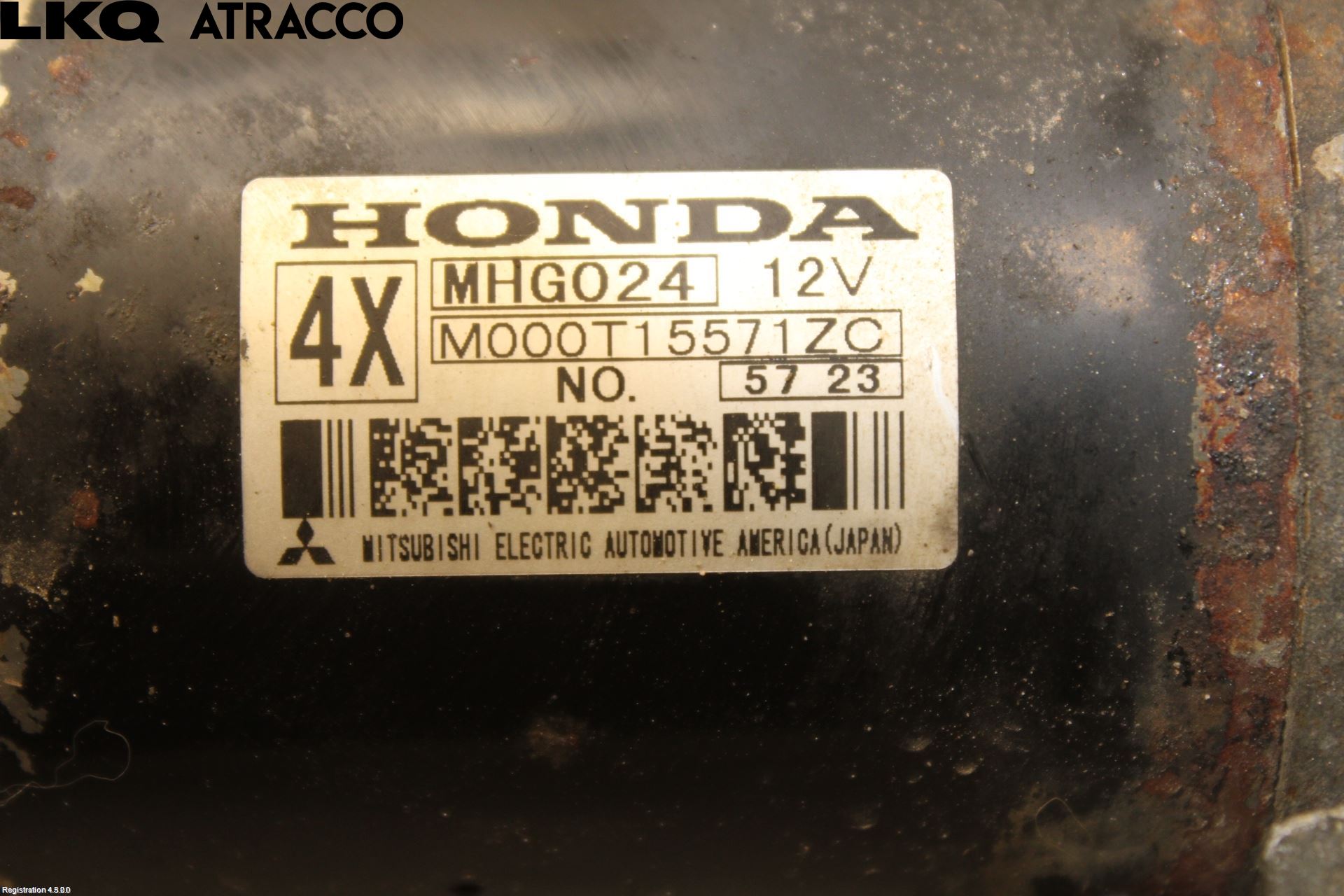 Honda LAST Startmotor Diesel