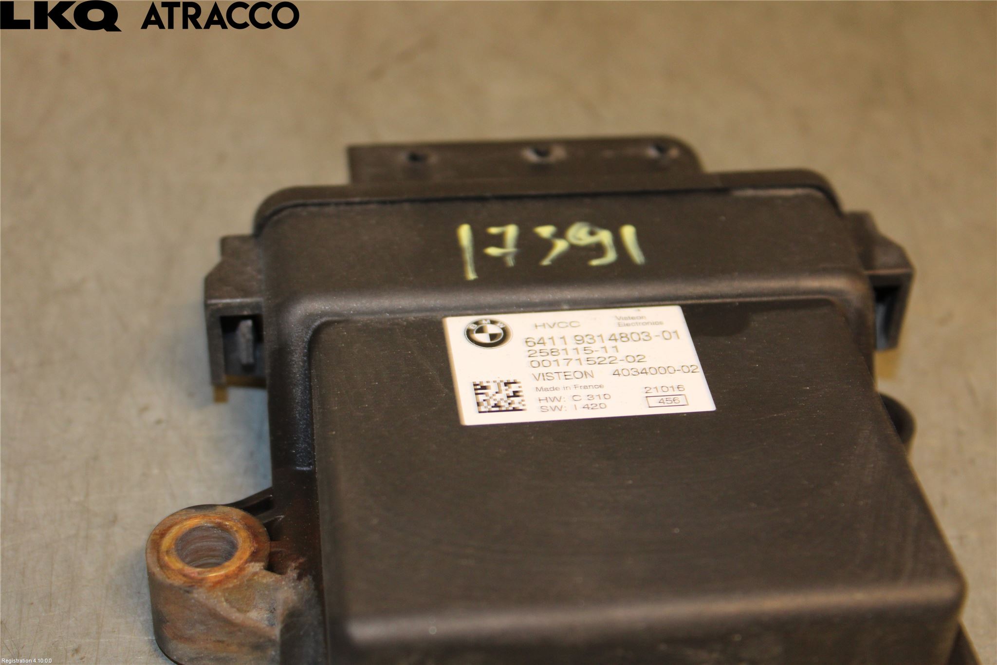 BMW i3 I01 13-22 Styreenhet Kupevarme