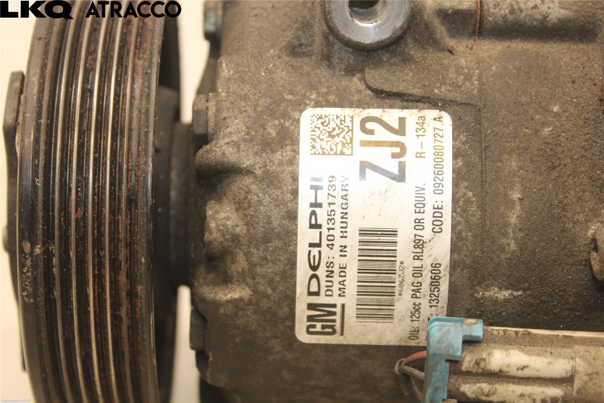 Opel ASTRA J 10-15 Varme Ac Kompressor