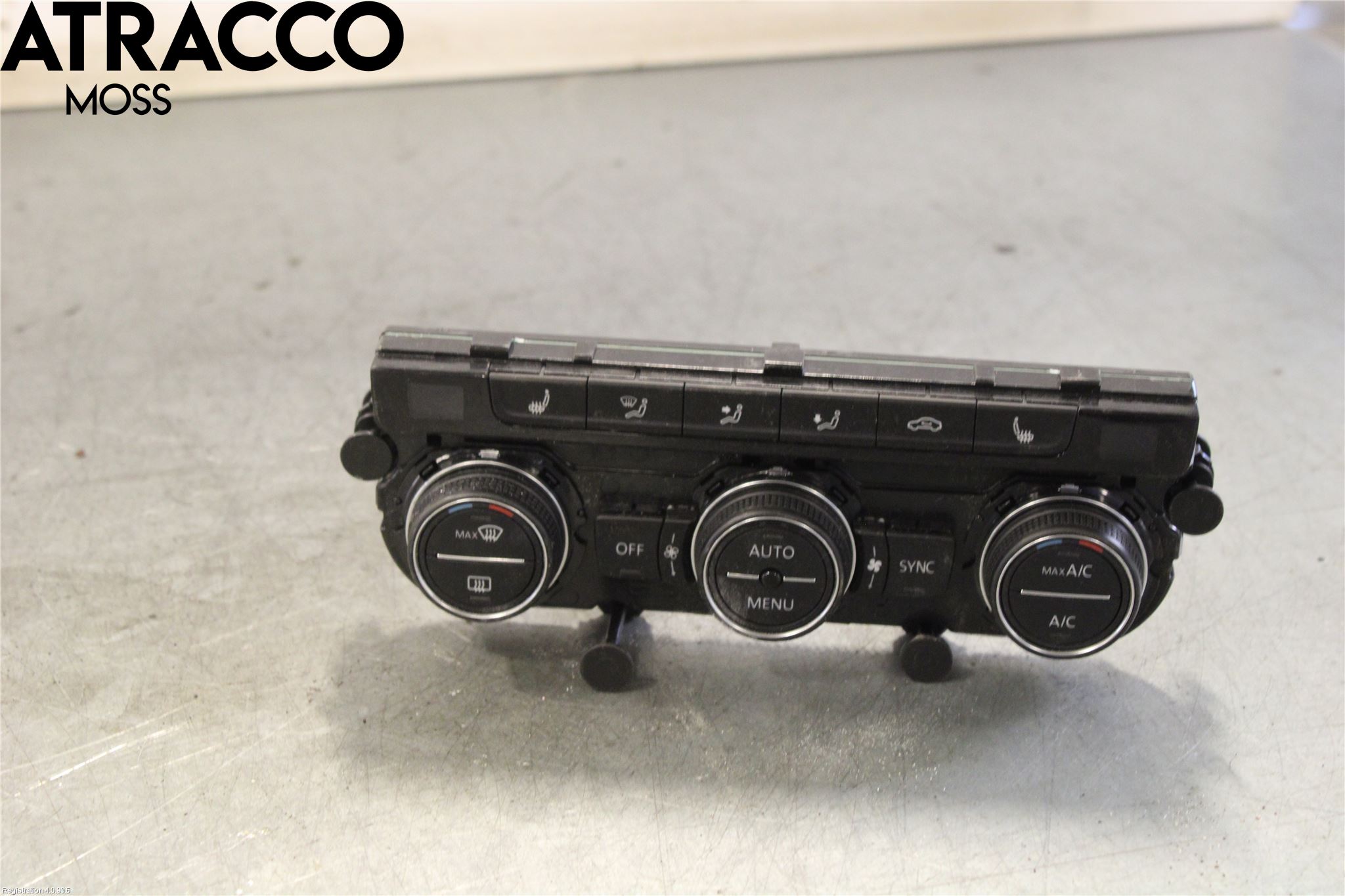 Volkswagen VW GOLF / E-GOLF VII 13-20 Varme Ac Betjening-Display