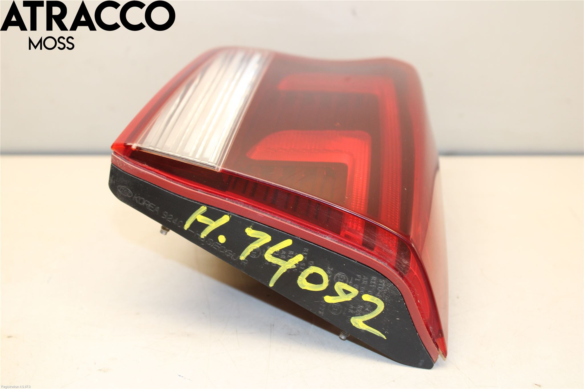 Kia RIO 17- Baklykt Høyre  På Luke(Indre)