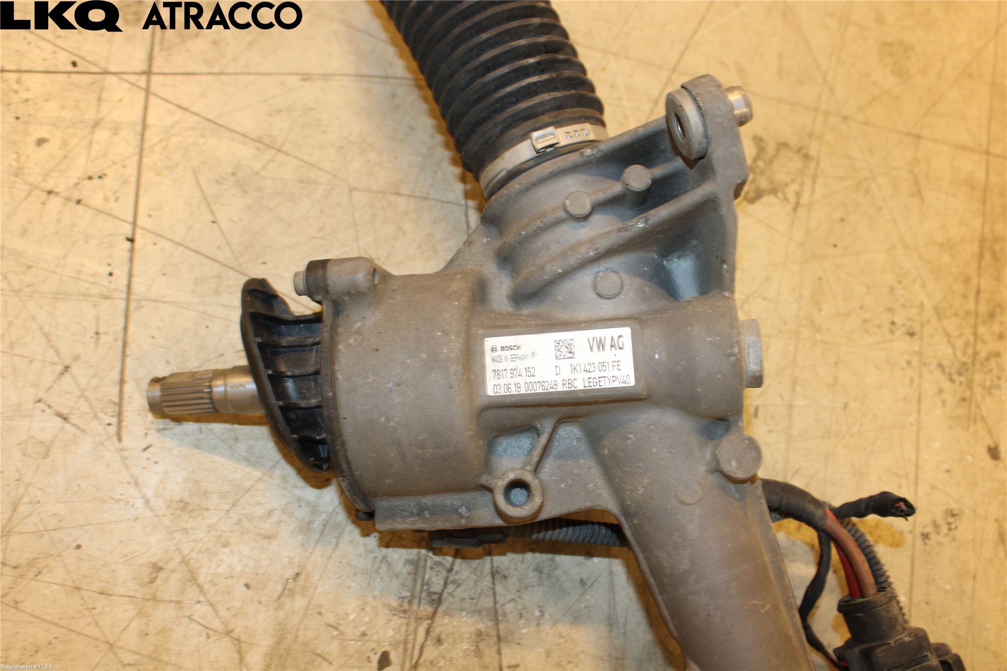 Volkswagen VW CADDY 11-15 Servo Snekke - Tannstang