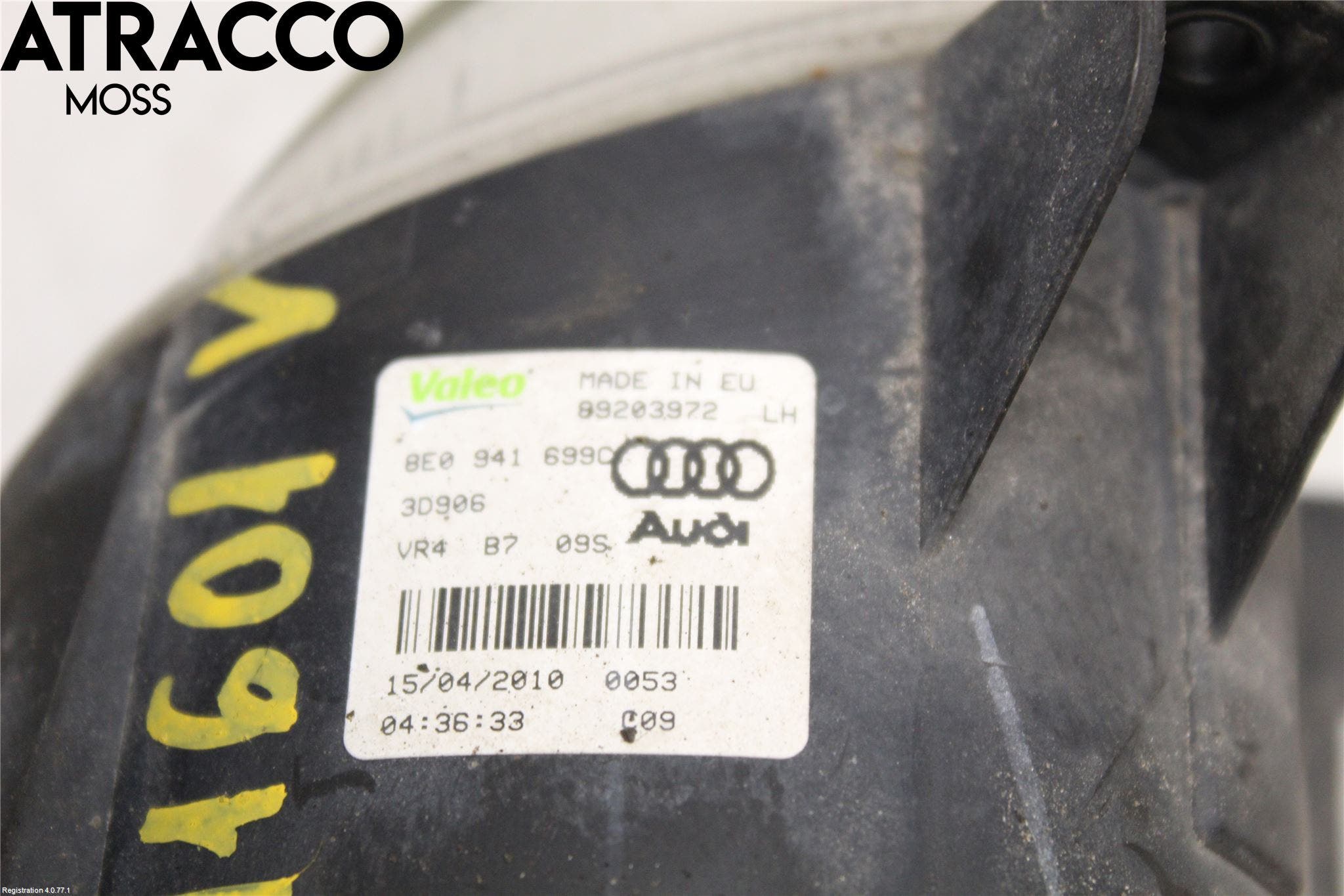 Audi A3/S3 05-13 Frontlykt-Kurve-Tåkelys