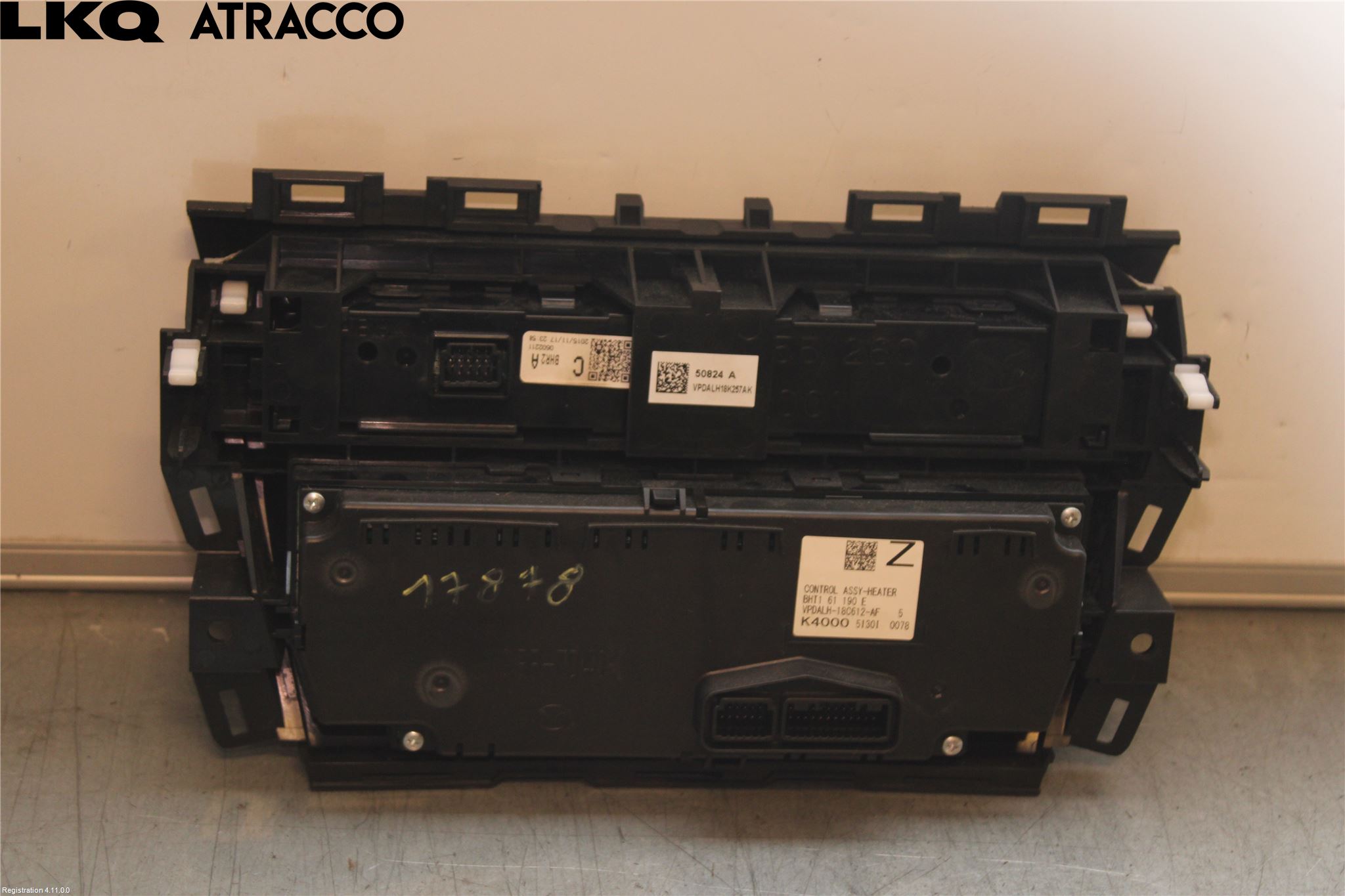 Mazda 3 III 14-19 Varme Ac Betjening-Display