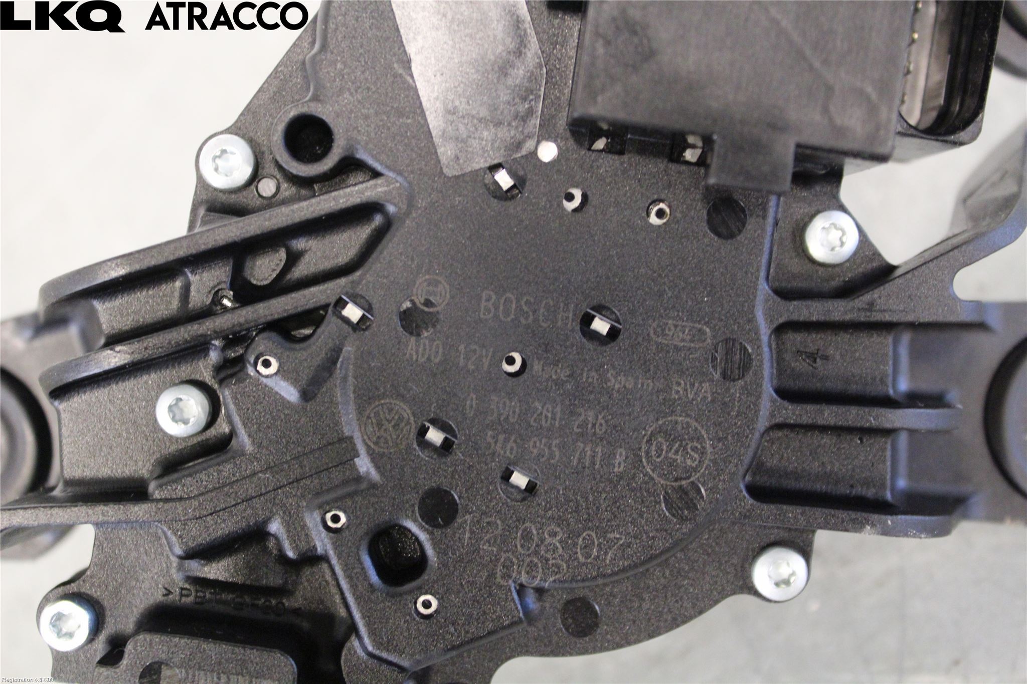 Volkswagen VW GOLF VI 09-13 Viskermotor Bakluke