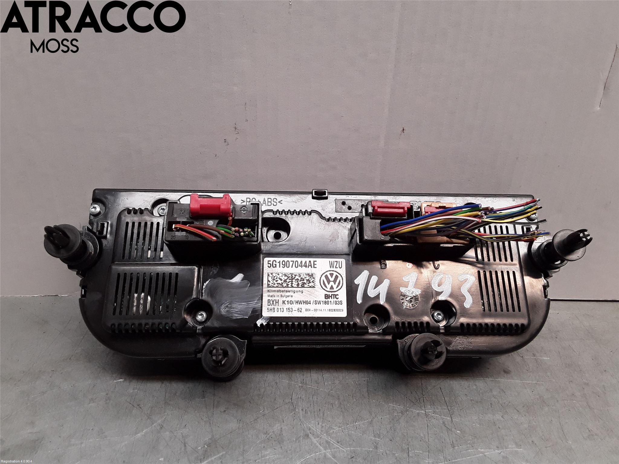 Volkswagen VW TOURAN 16- Varmeapparat Panel(Regulering)