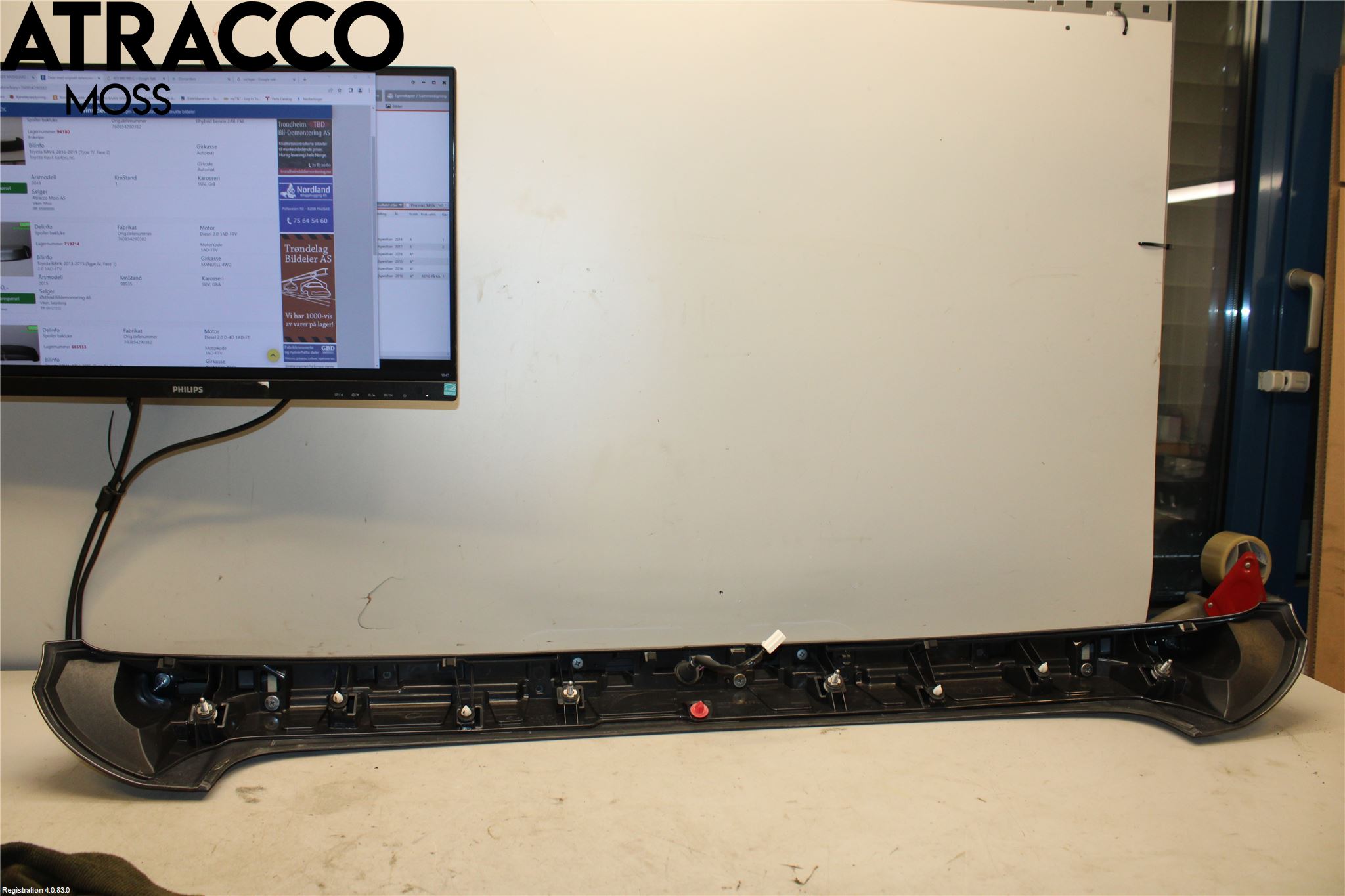 Toyota RAV4 13-18 Spoiler Bakluke