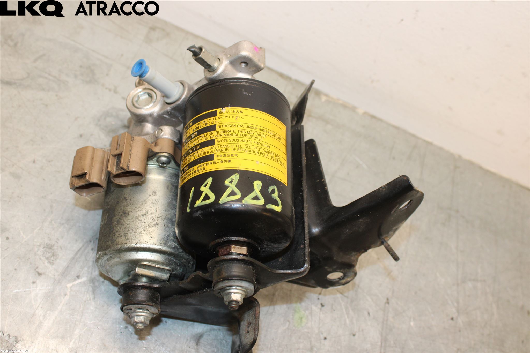 Toyota YARIS XP130 12-14 Bremsekraftregulator