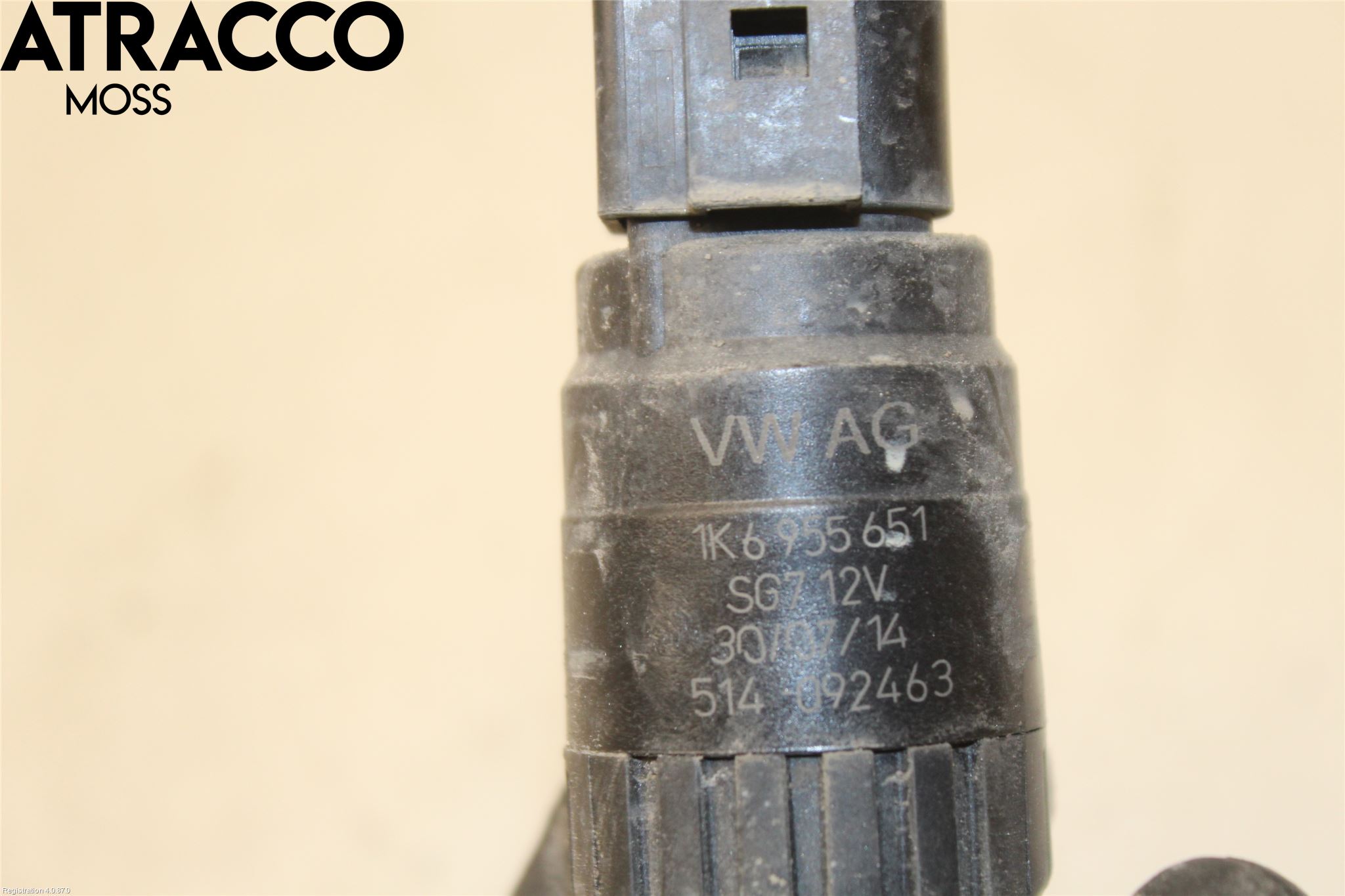 Volkswagen VW GOLF / E-GOLF VII 13-20 Spylerpumpe Bakluke