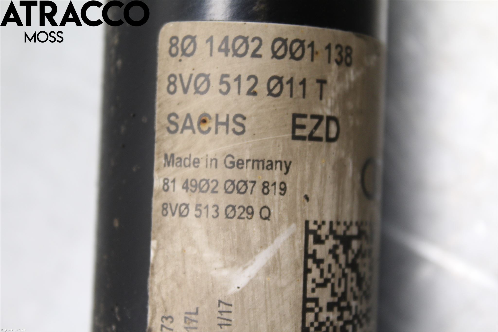 Audi A3/S3 8V 13-20 Støtdemper Bak