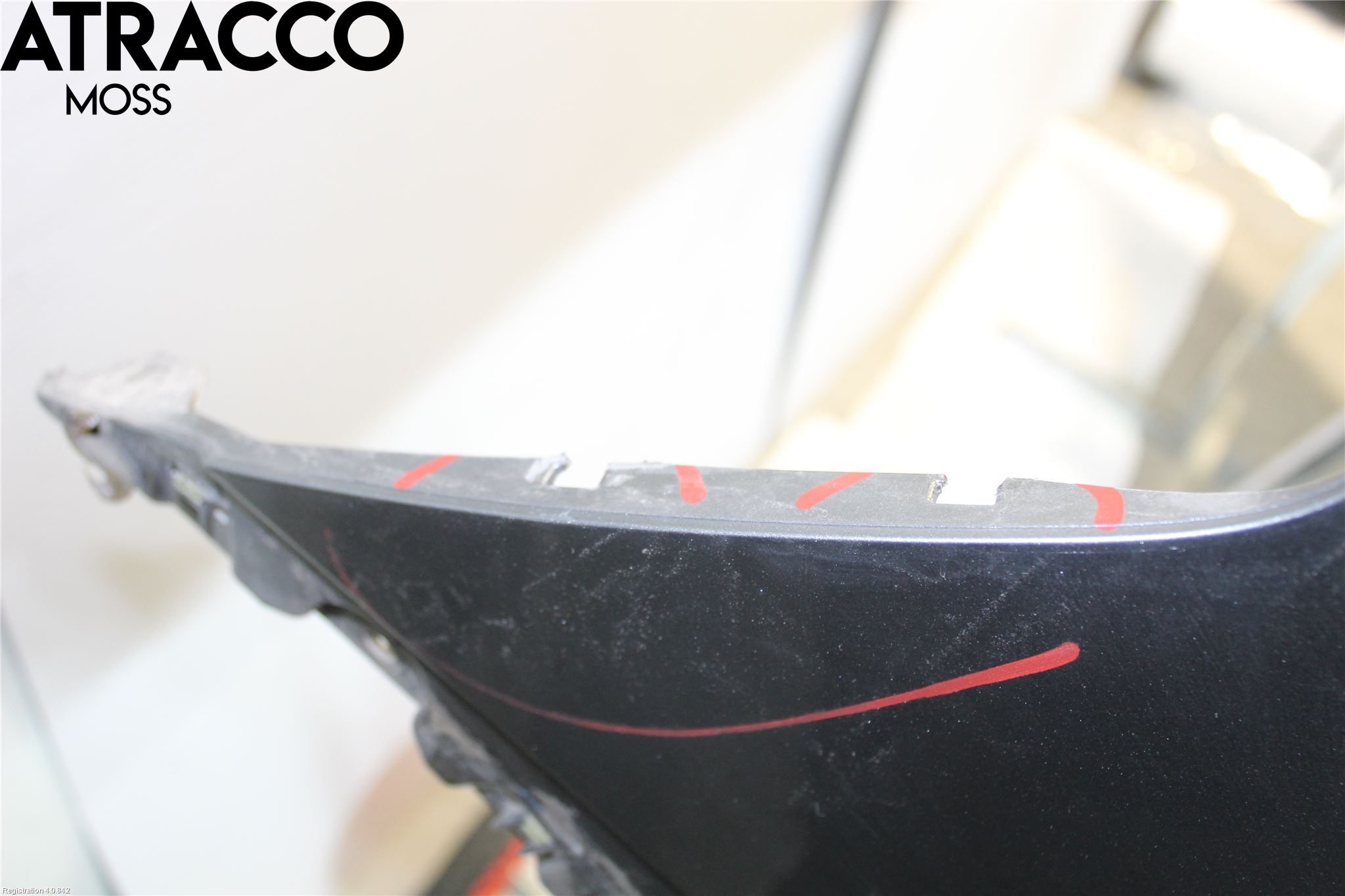 Nissan QASHQAI 10-14 Støtfanger Bak Overtrekk