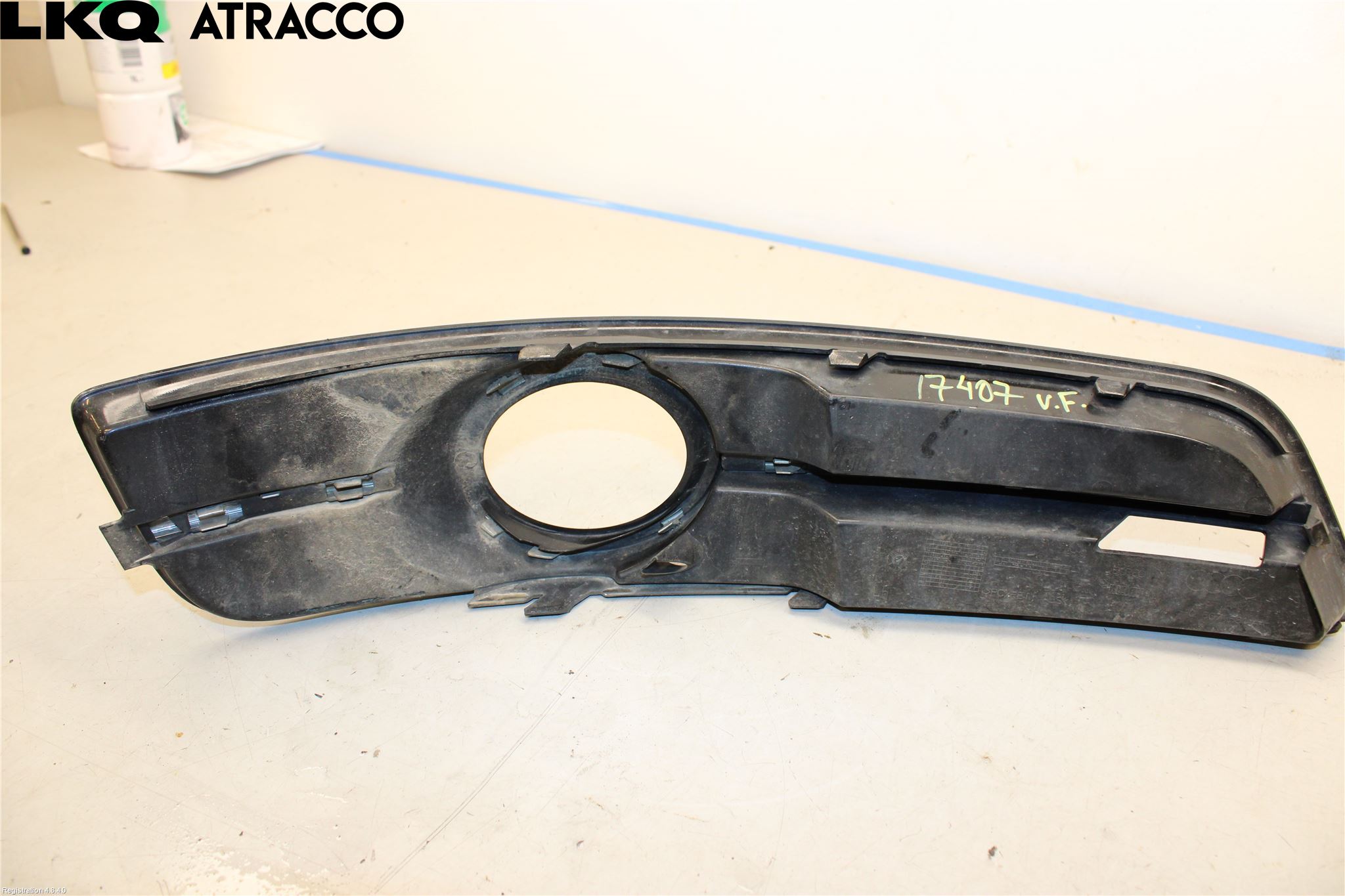 Audi A3/S3 05-13 Frontlykt Kurve-Tåkelys Ramme