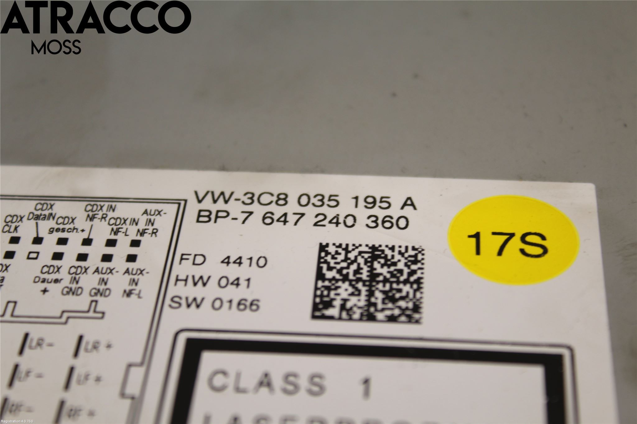 Volkswagen VW PASSAT 11-14 Stereo Radio Med Cd