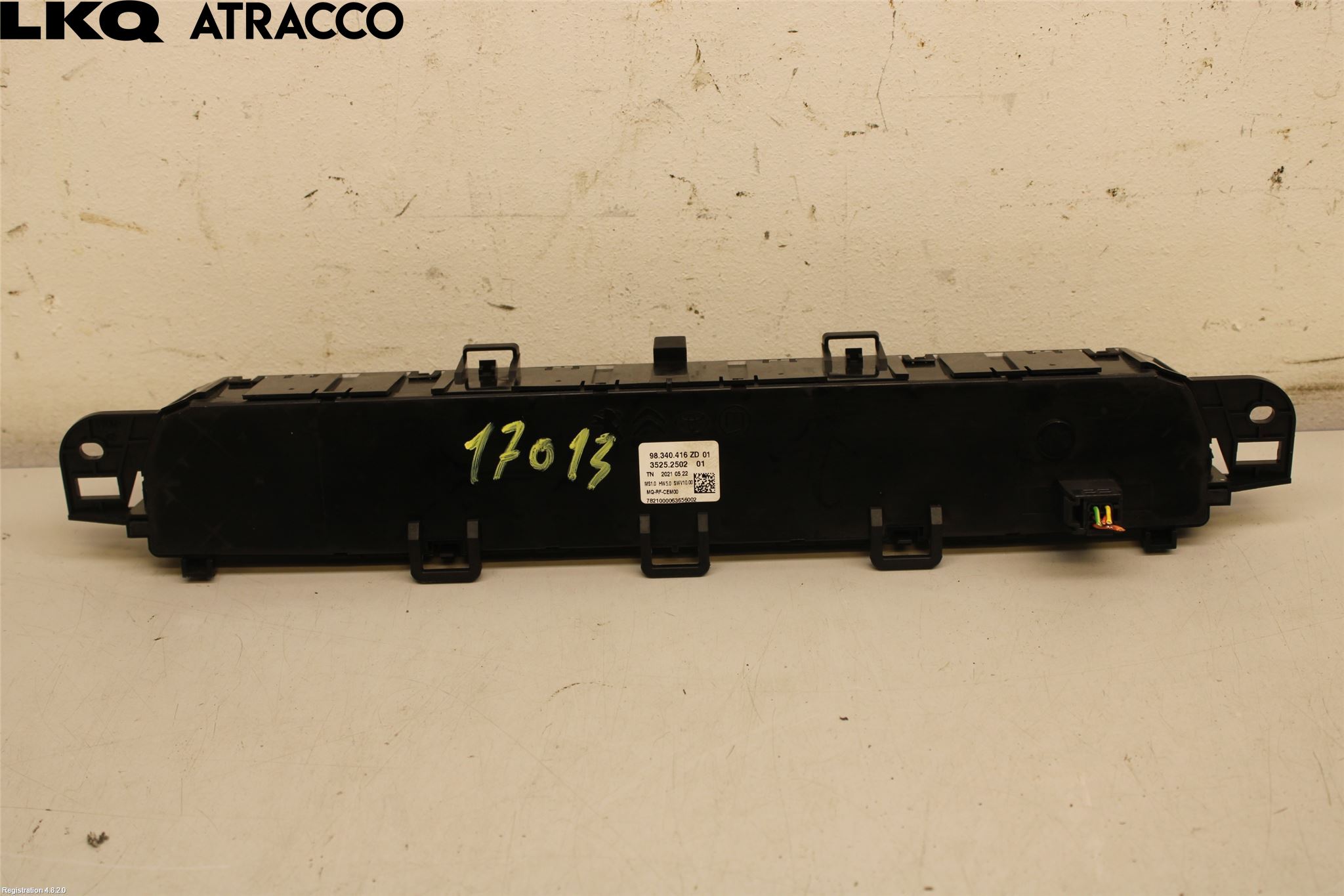 Peugeot PARTNER/E-PARTNER 19- Varme Ac Betjening-Display