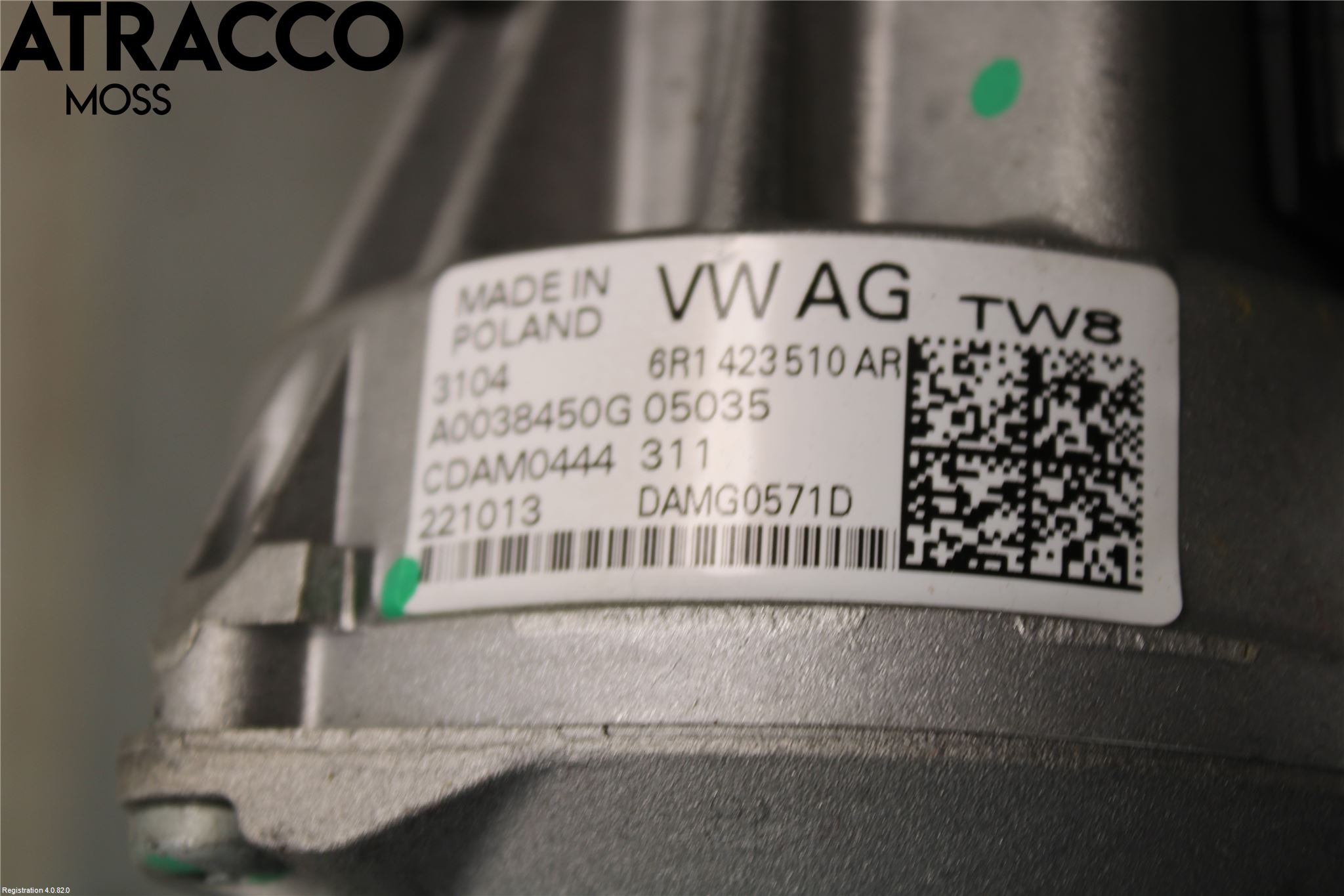 Skoda RAPID Rattakselaggregat Innebygd Servo