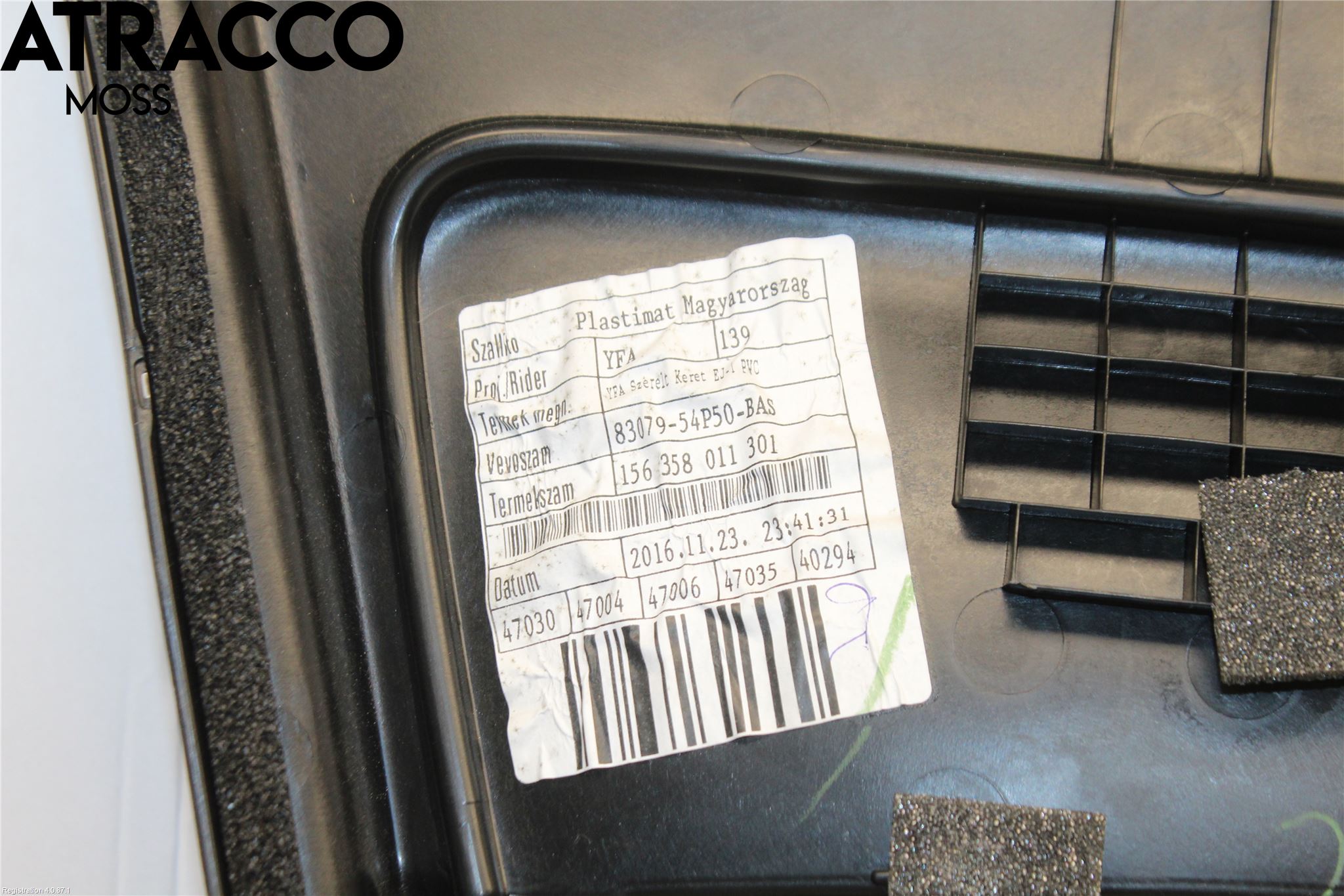 Toyota YARIS XP130 12-14 Innr Dørtrekk Høyre