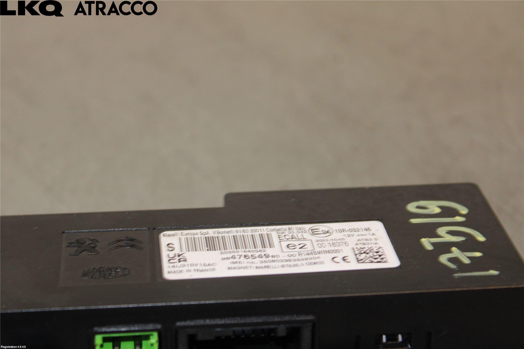 Citroen C4/E-C4 C4X/E-C4X III 21- Styreenhet Øvrig