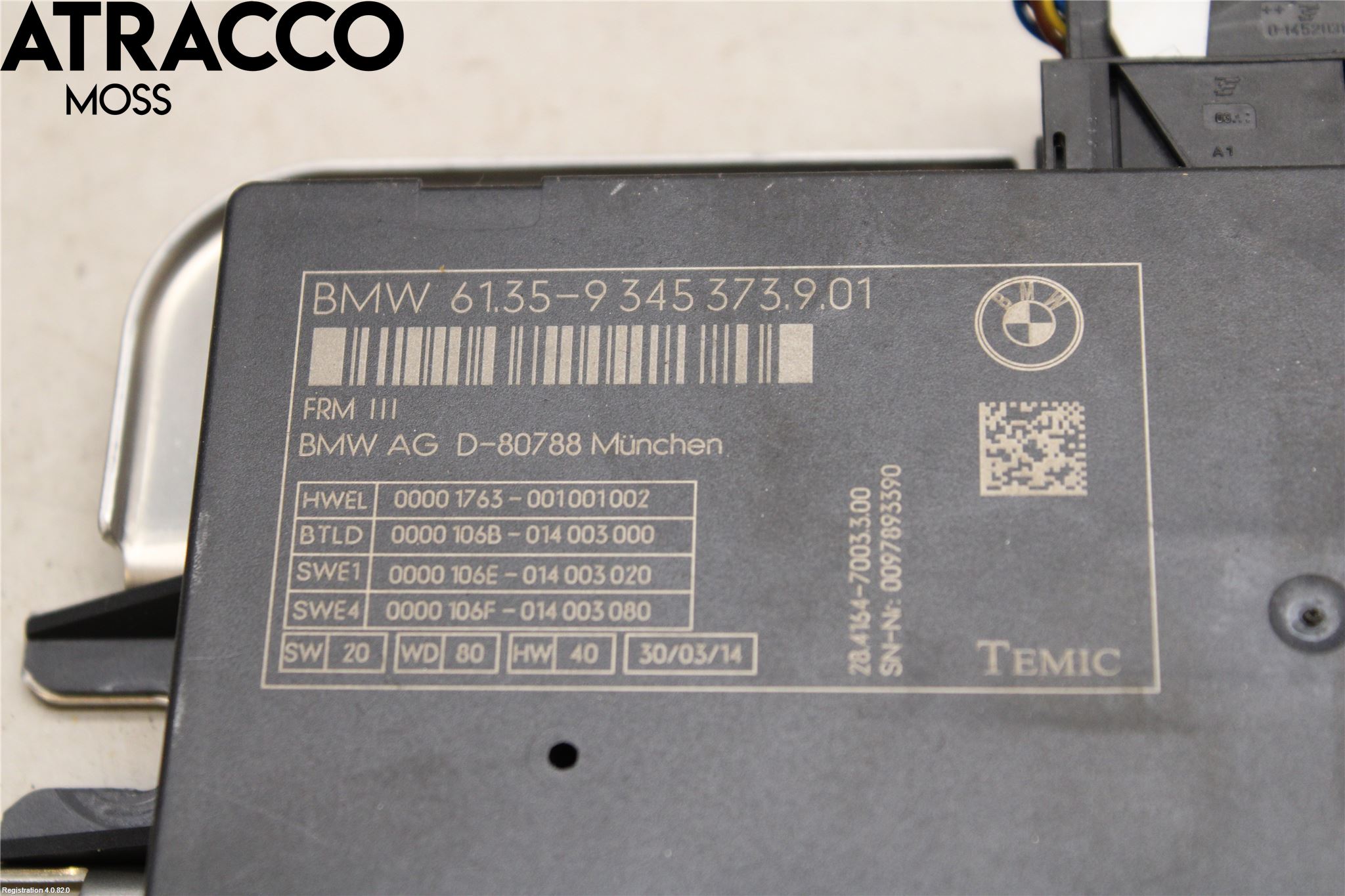 BMW 5 F10/F11/F18 09-17 Styreenhet Øvrig