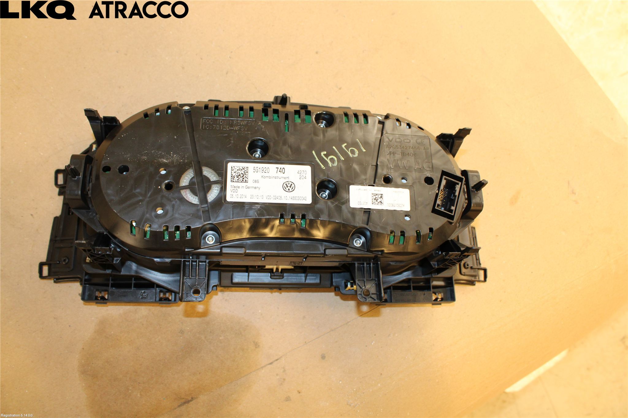Volkswagen VW GOLF / E-GOLF VII 13-20 Instr Speedometer
