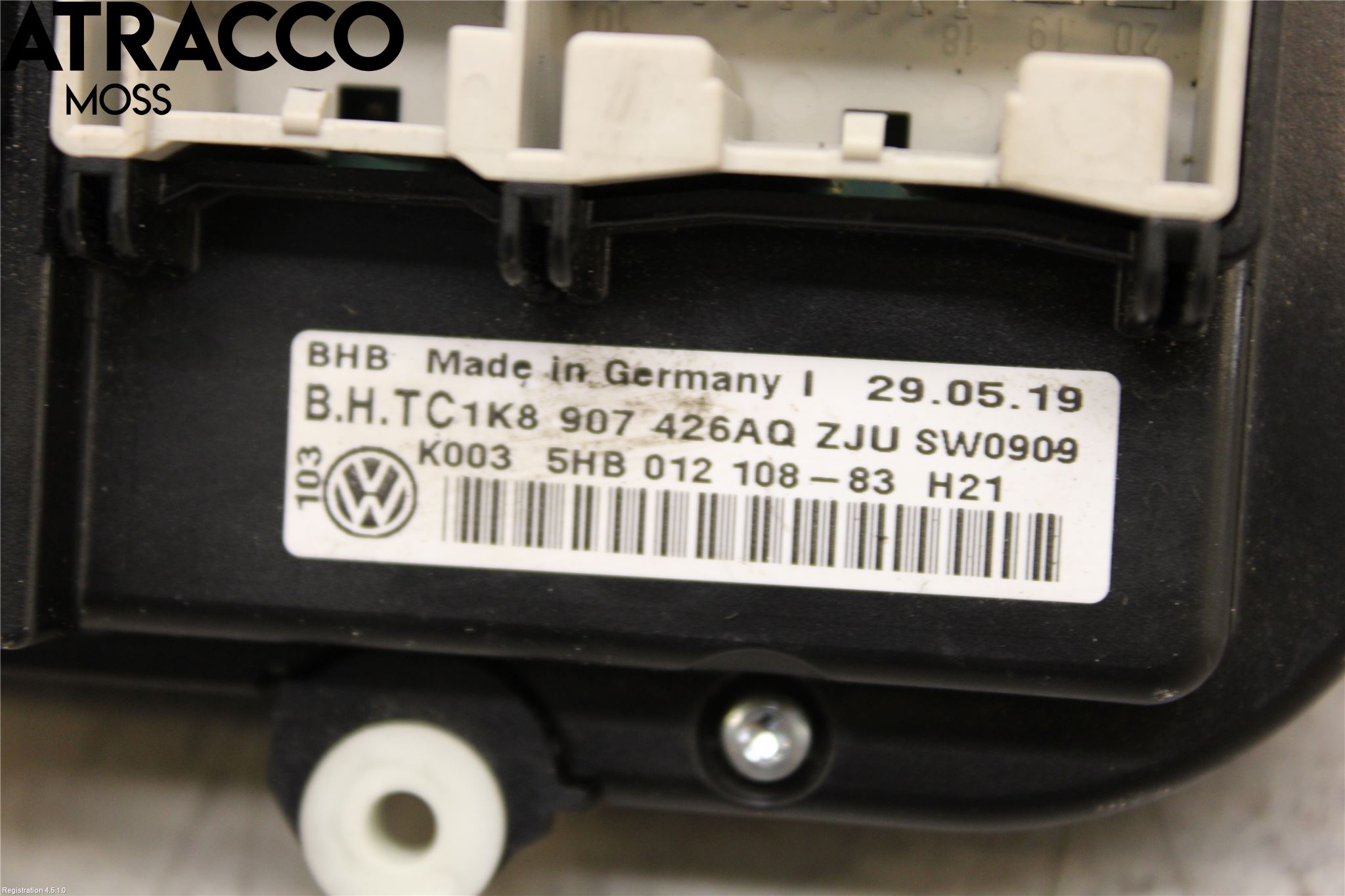 Volkswagen VW CADDY 11-15 Varme Ac Betjening-Display