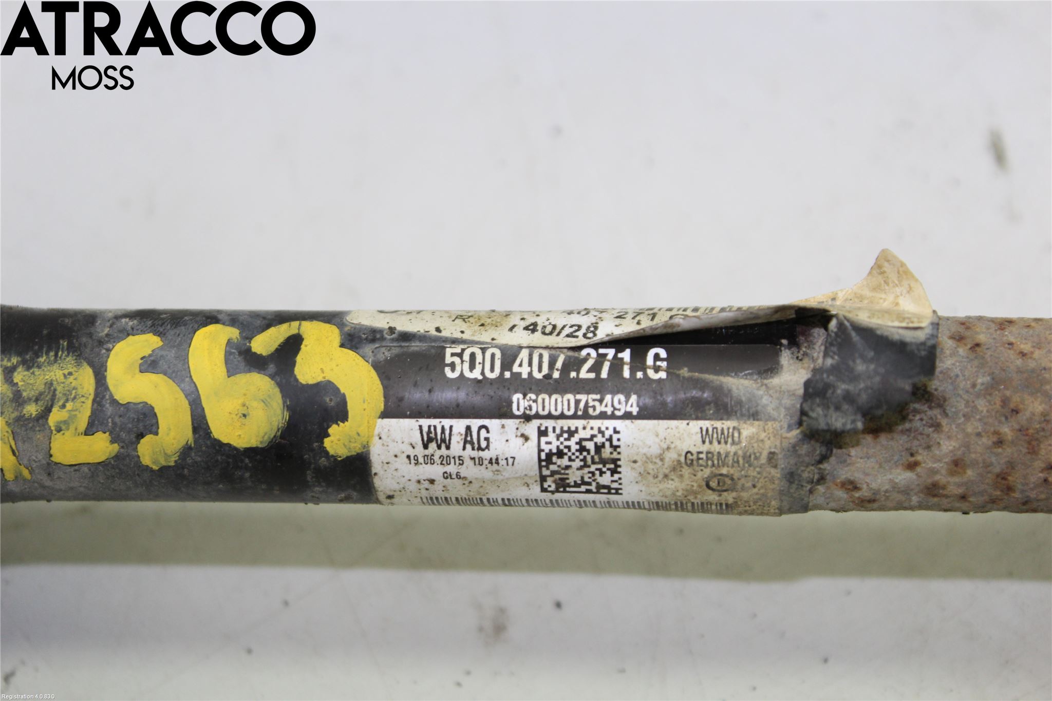 Volkswagen VW GOLF / E-GOLF VII 13-20 Drivaksel Foran Kompl Venstre