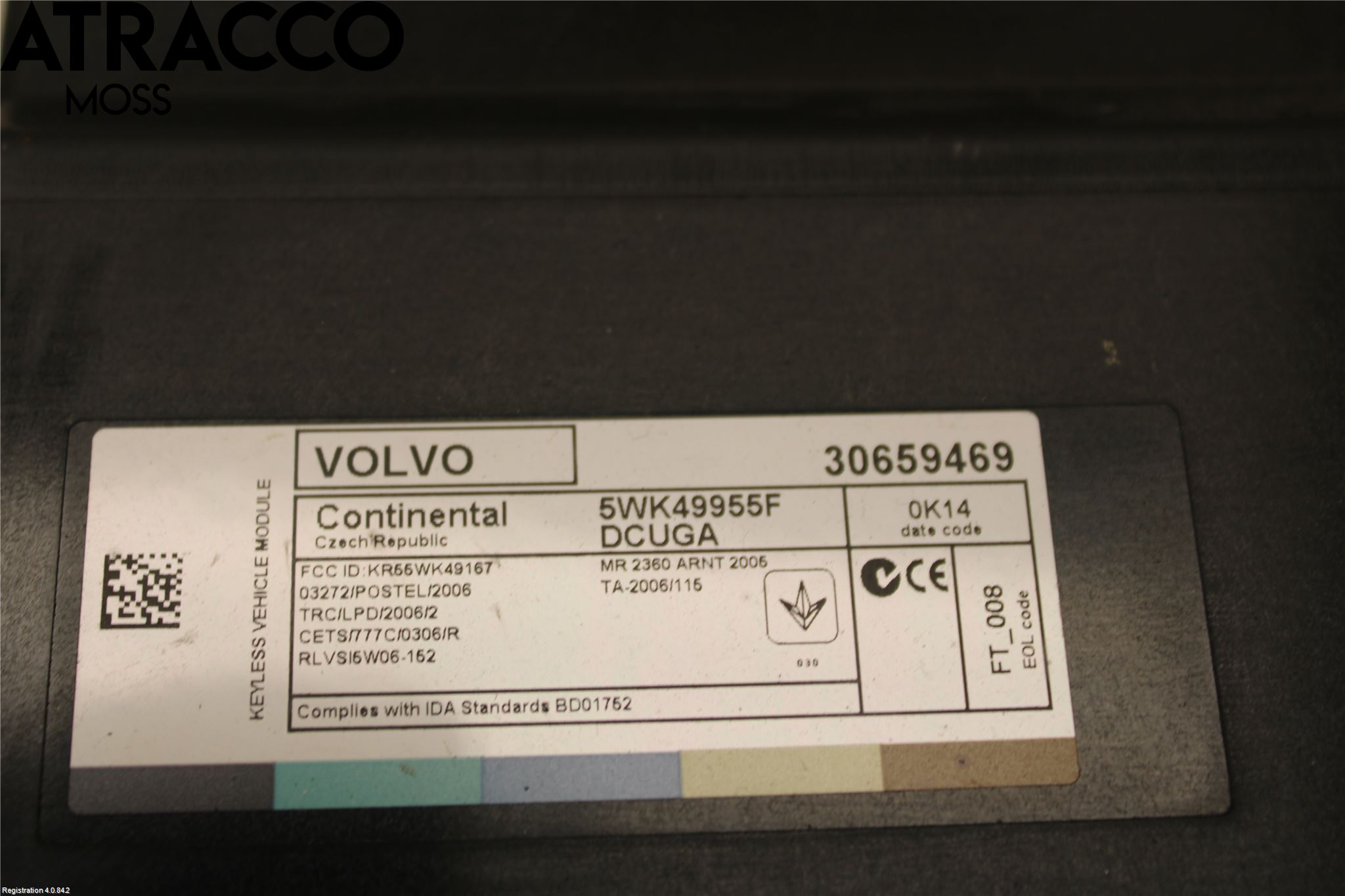 Volvo S60 11-13 Styrenhet Nyckellös System