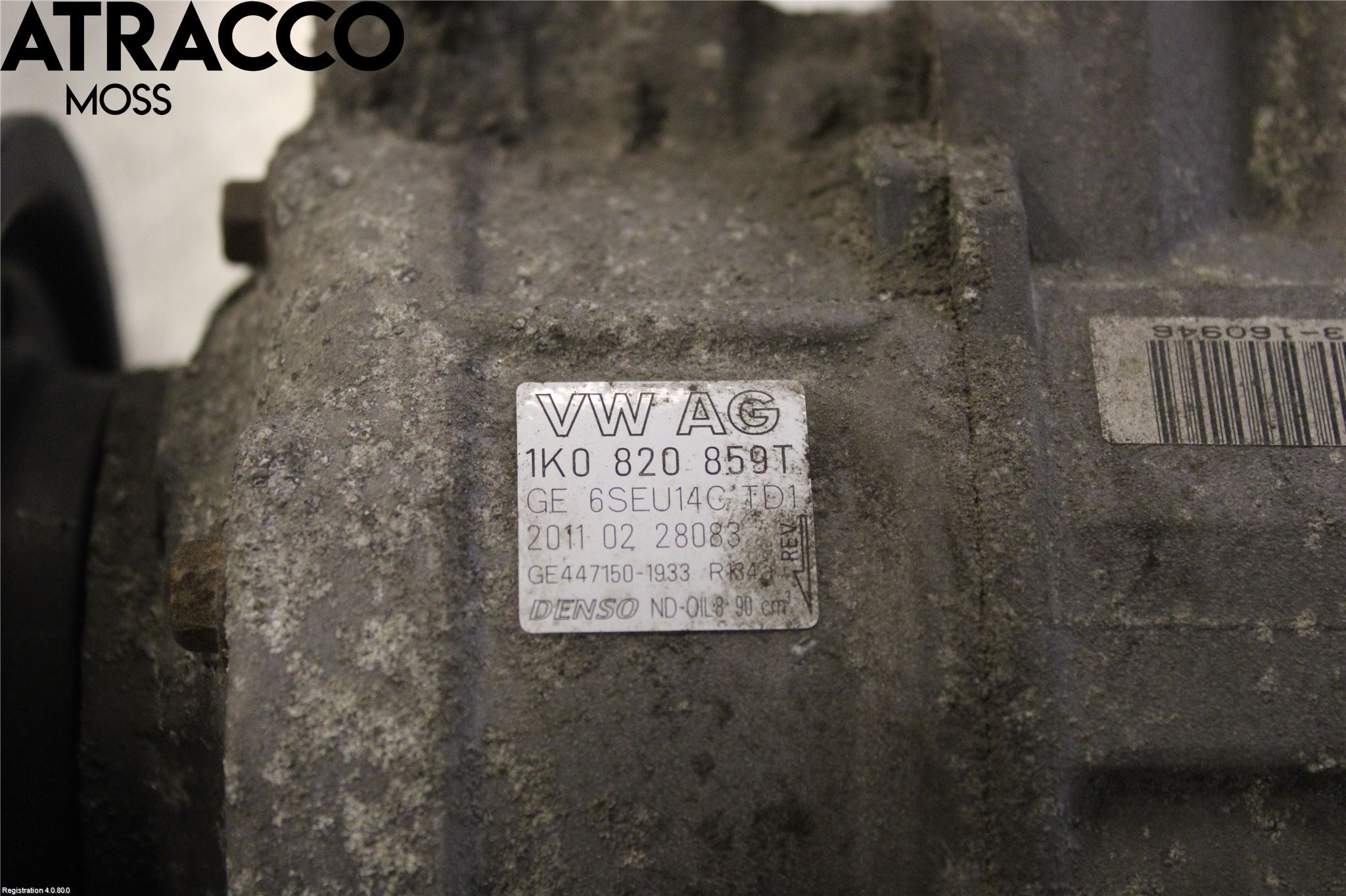 Skoda OCTAVIA (1Z) 05-13 Varme Ac Kompressor