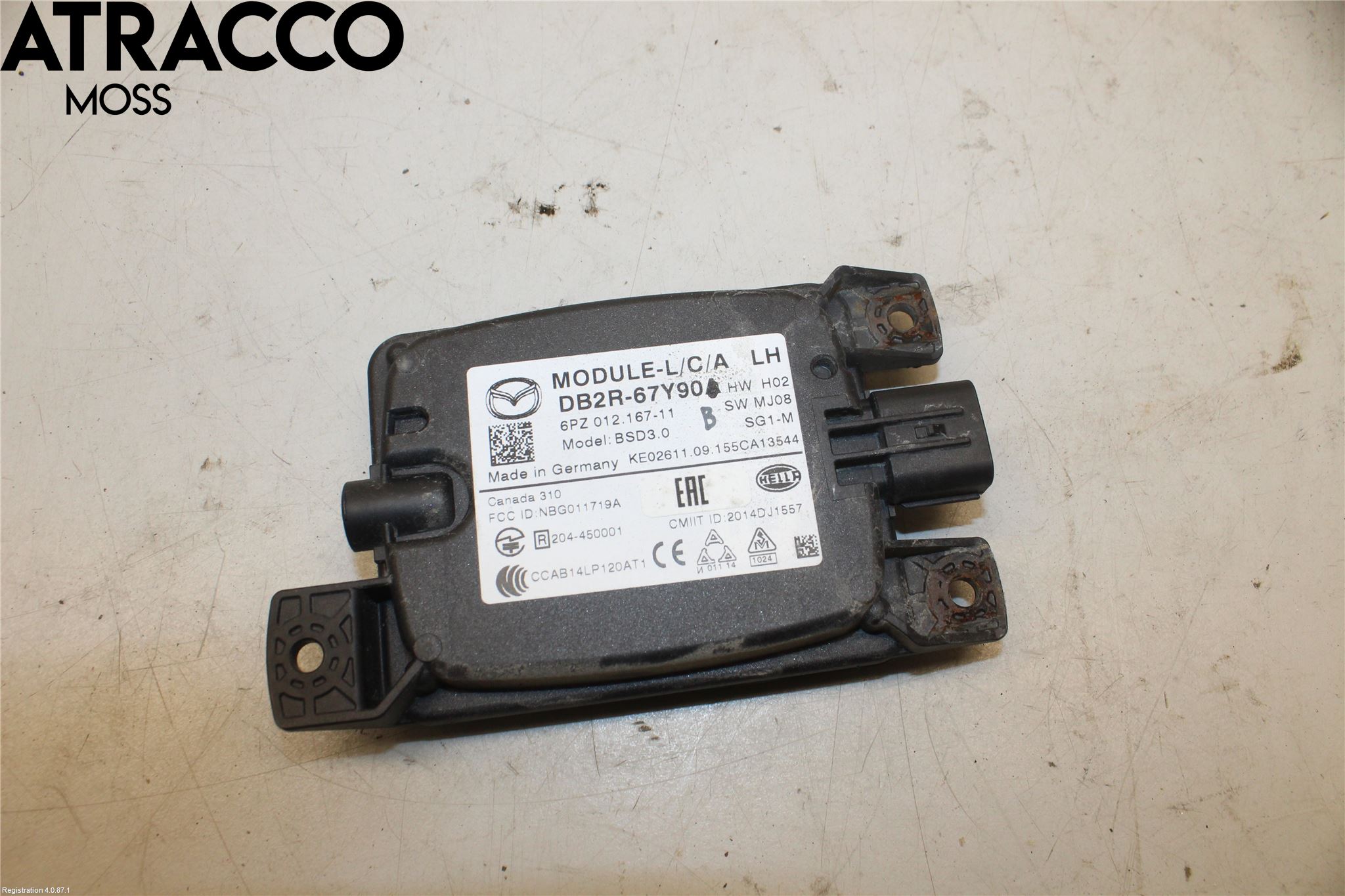 Mazda CX-3 Sensor Kollisjonsbeskyttelse