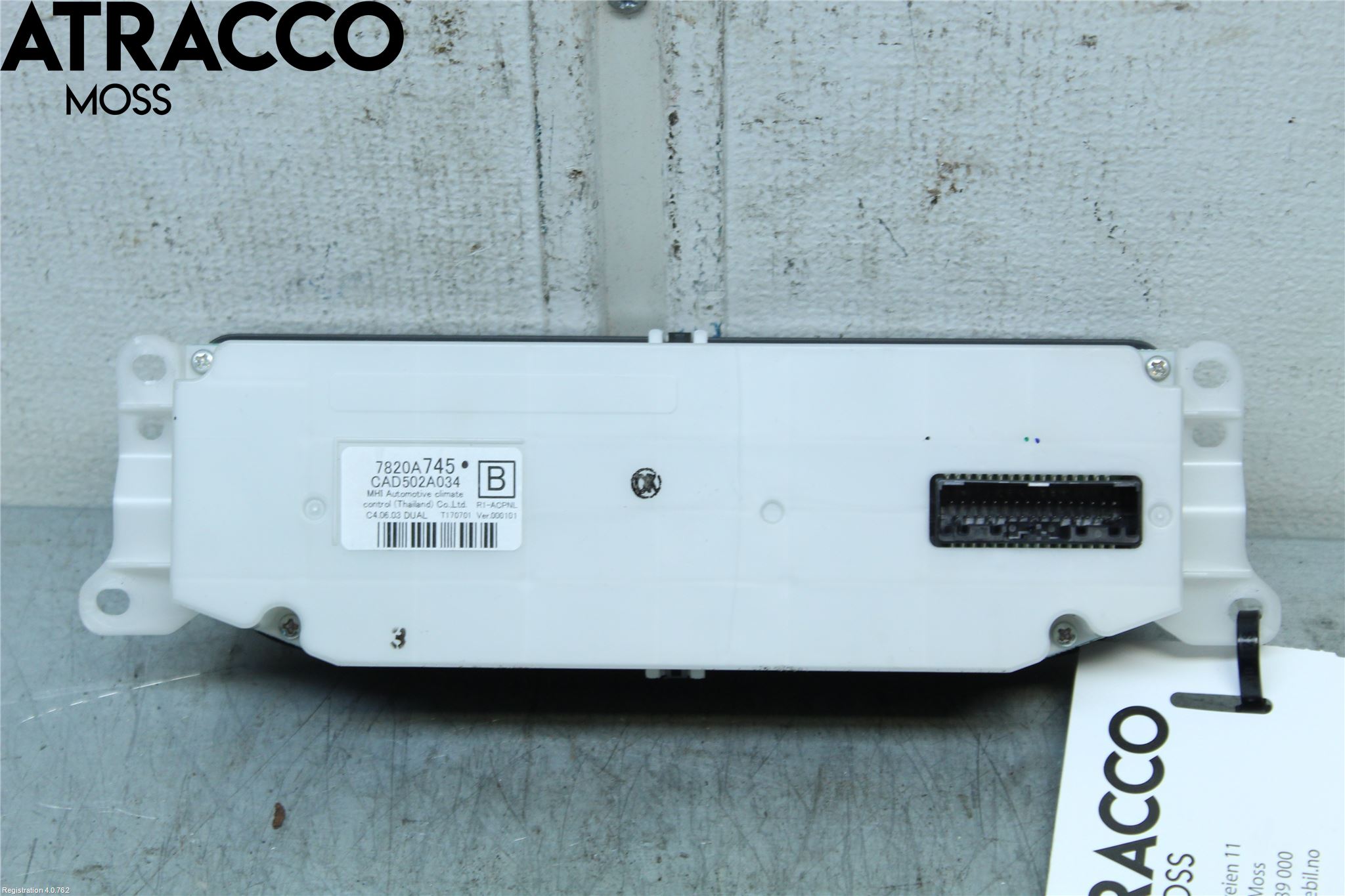 Mitsubishi L200 16-23 Varme Ac Betjening-Display