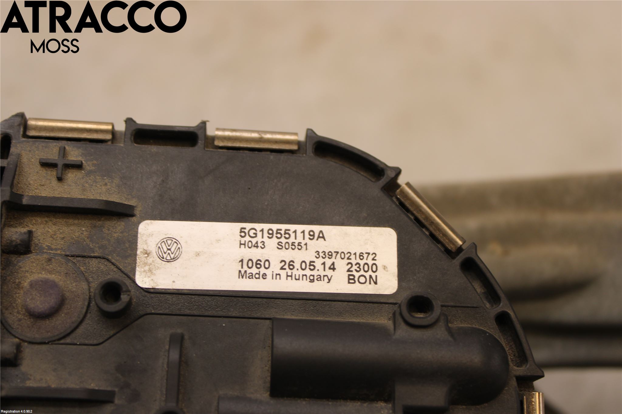 Volkswagen VW GOLF / E-GOLF VII 13-20 Viskermotor Frontrute