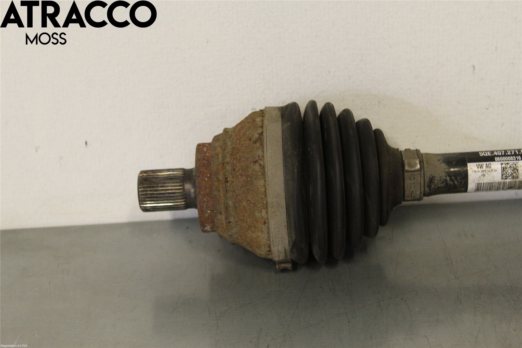 Volkswagen VW GOLF / E-GOLF VII 13-20 Drivaksel Foran Kompl Venstre