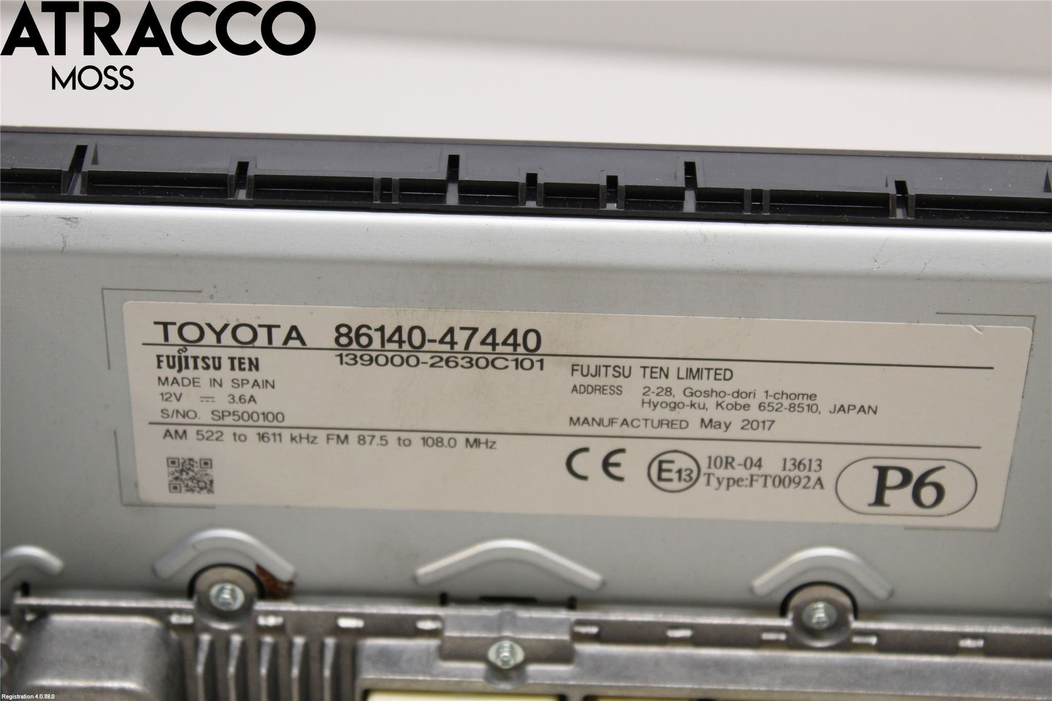 Toyota PRIUS (ZVW50) 16-21 Multifunktionsdisplay