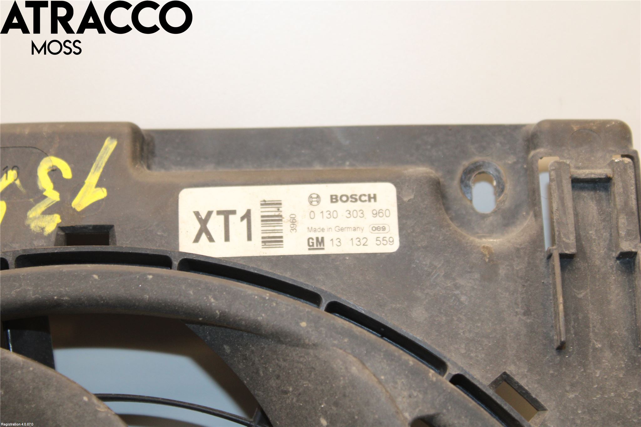 Opel COMBO 02-12 Kjølevifte Elektrisk