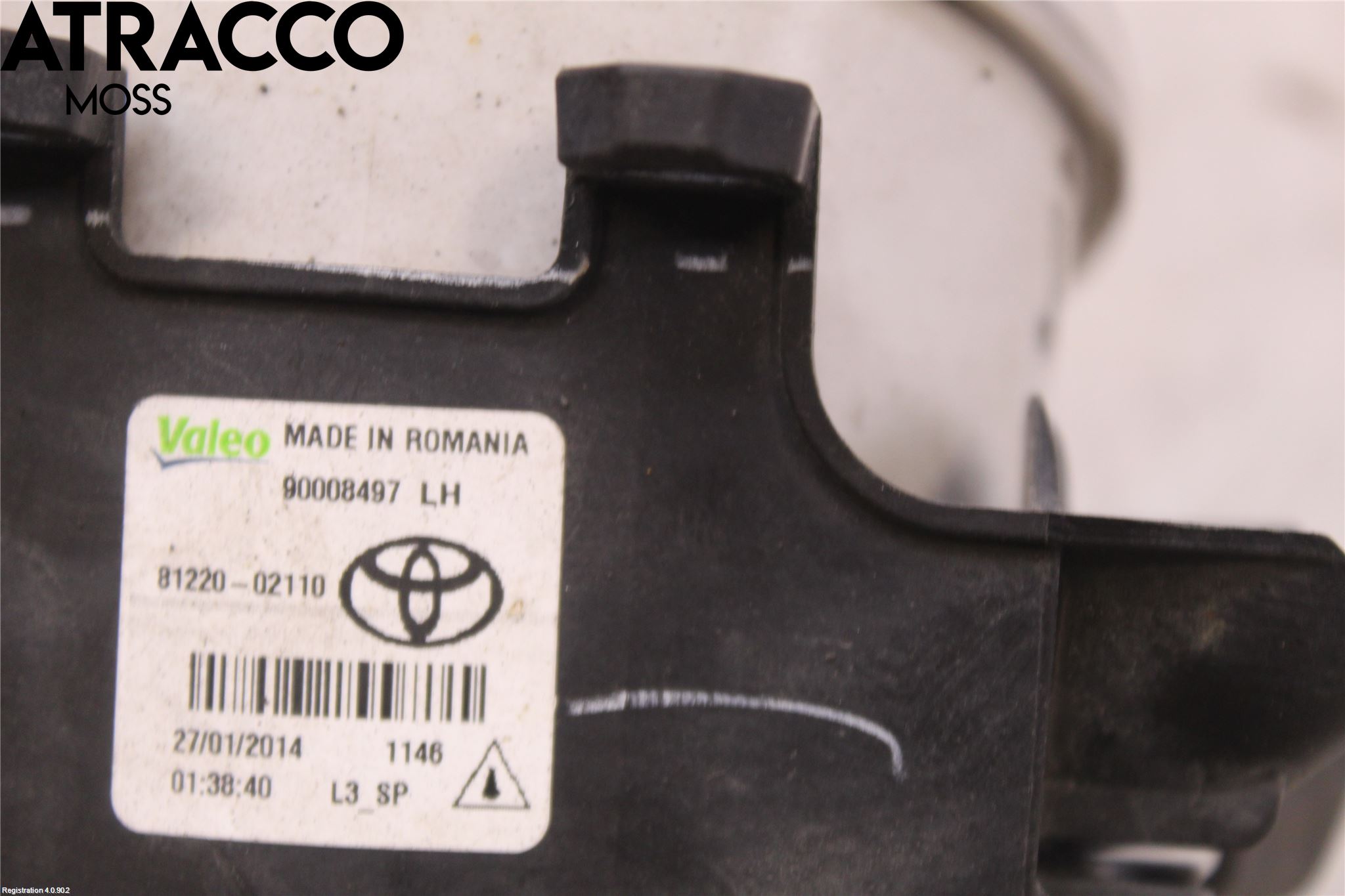 Toyota AVENSIS 09-15 Frontlykt-Kurve-Tåkelys