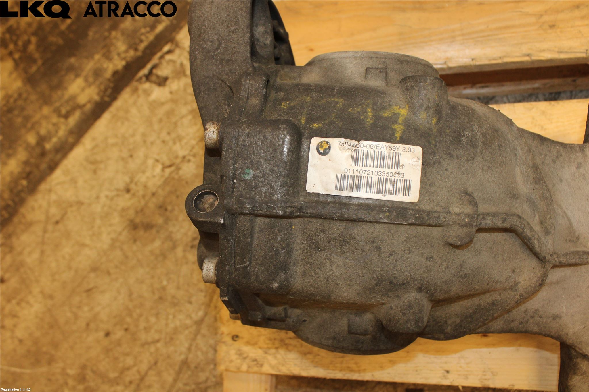 BMW 5 F10/F11/F18 09-17 Bakaksel Kardang Bak -Diff