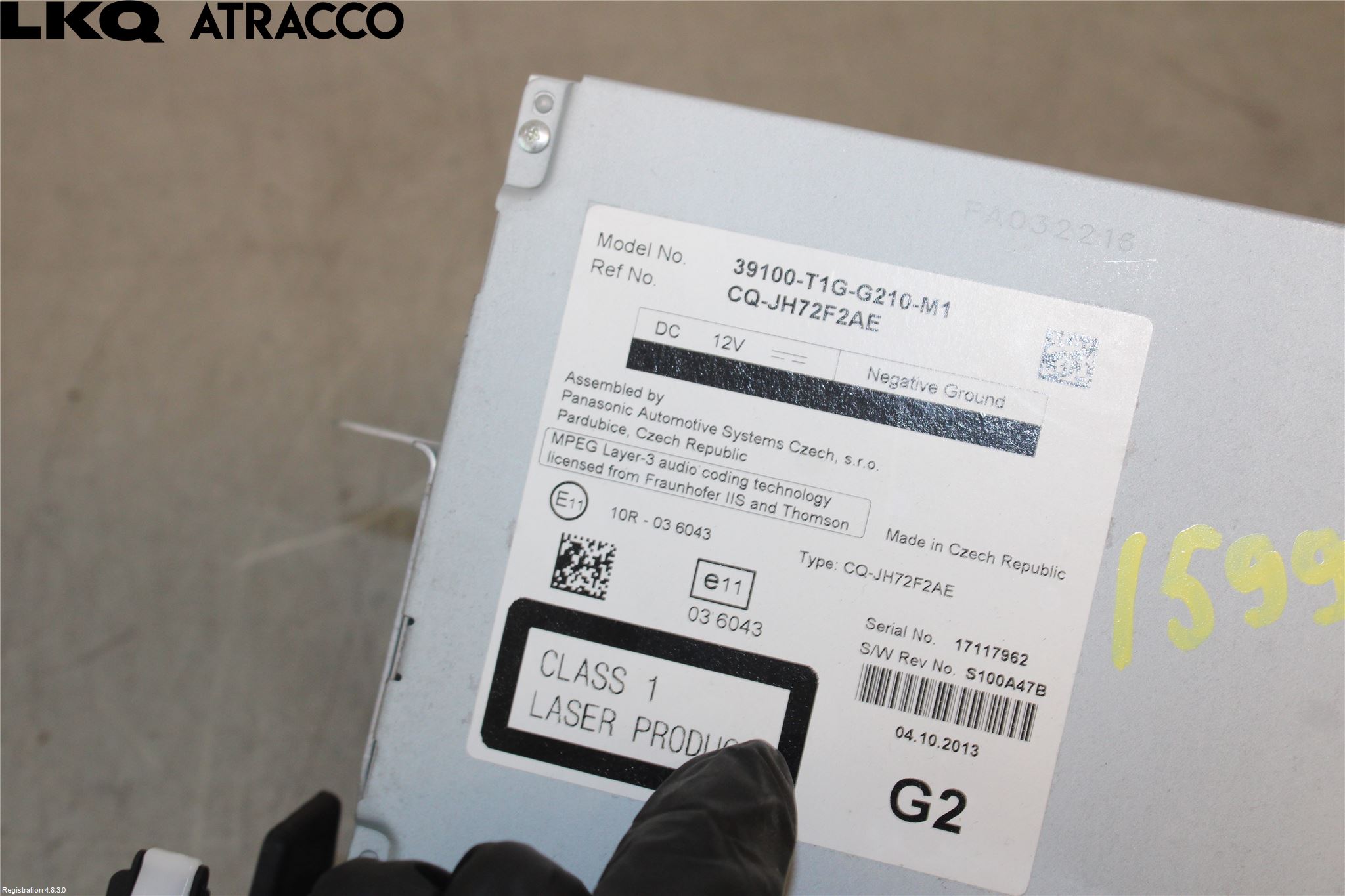 Honda CR-V 13-18 Stereo Radio Med Cd