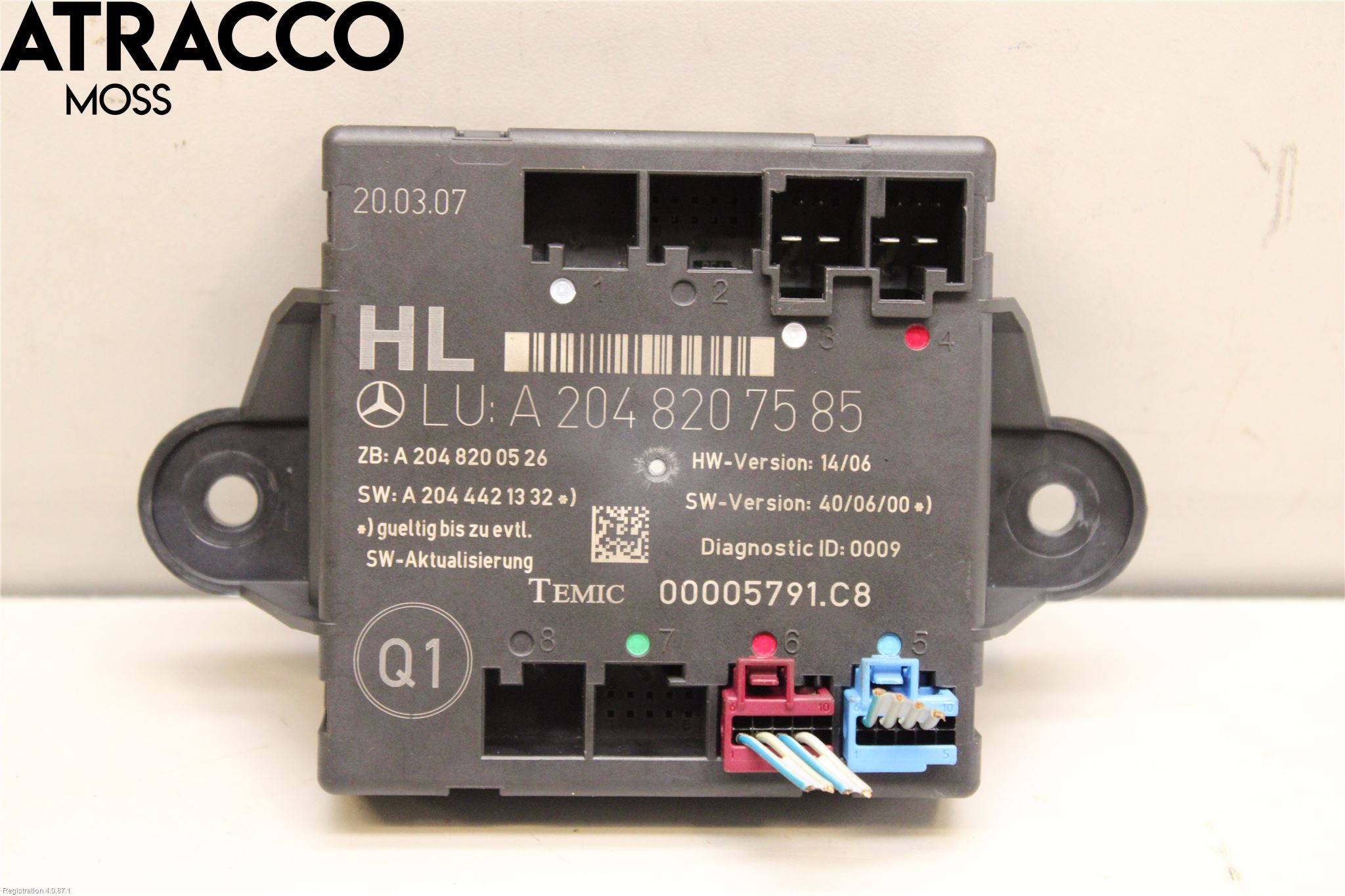 Mercedes-Benz MB C-KLASS (W204) 07-15 Styreenhet Dør