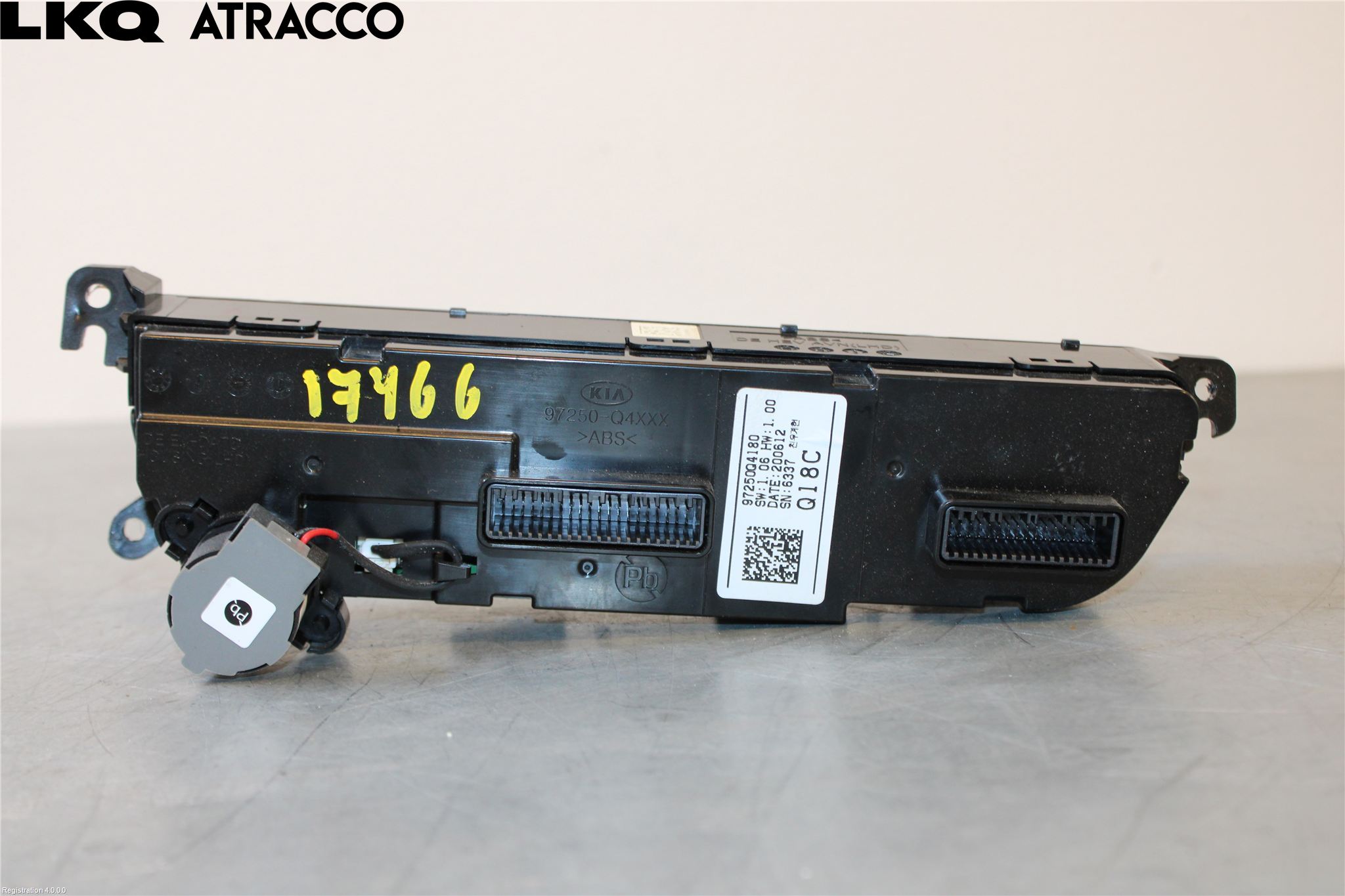 Kia NIRO (DE) 17-22 Varme Ac Betjening-Display
