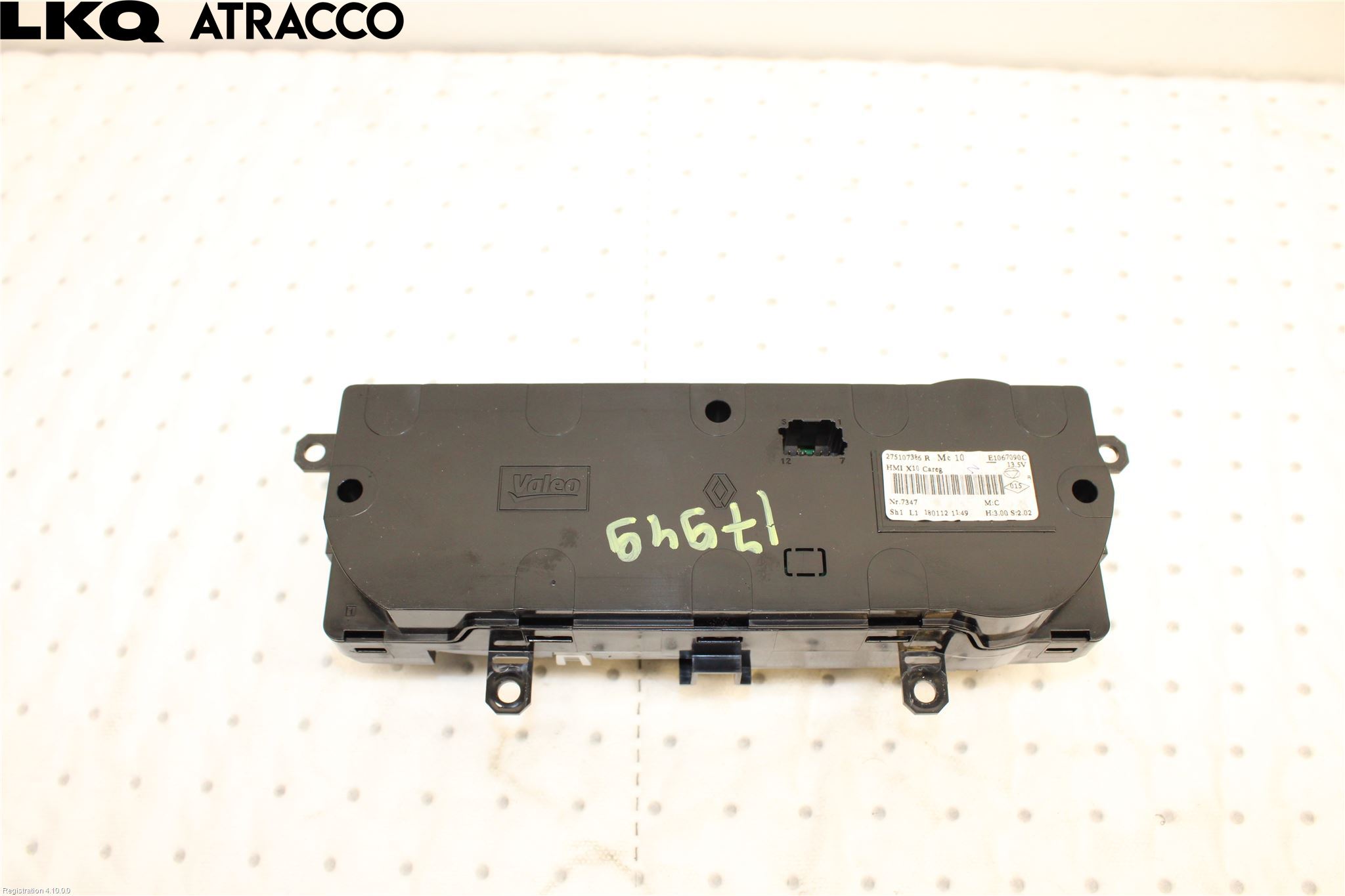 Renault ZOE/E-TECH 13- Varme Ac Betjening-Display