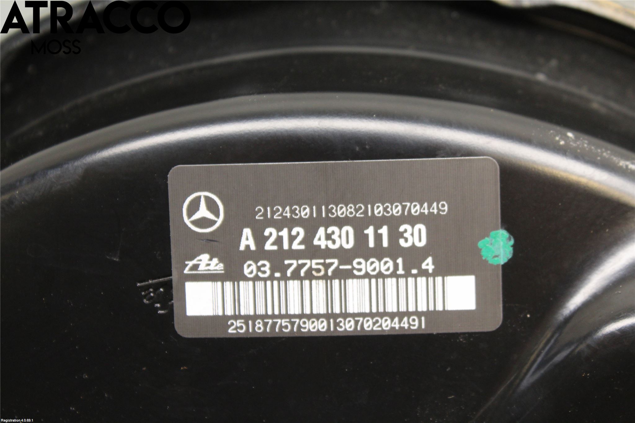 Mercedes-Benz MB E-KLASS (W212) 09-16 Bremseservo