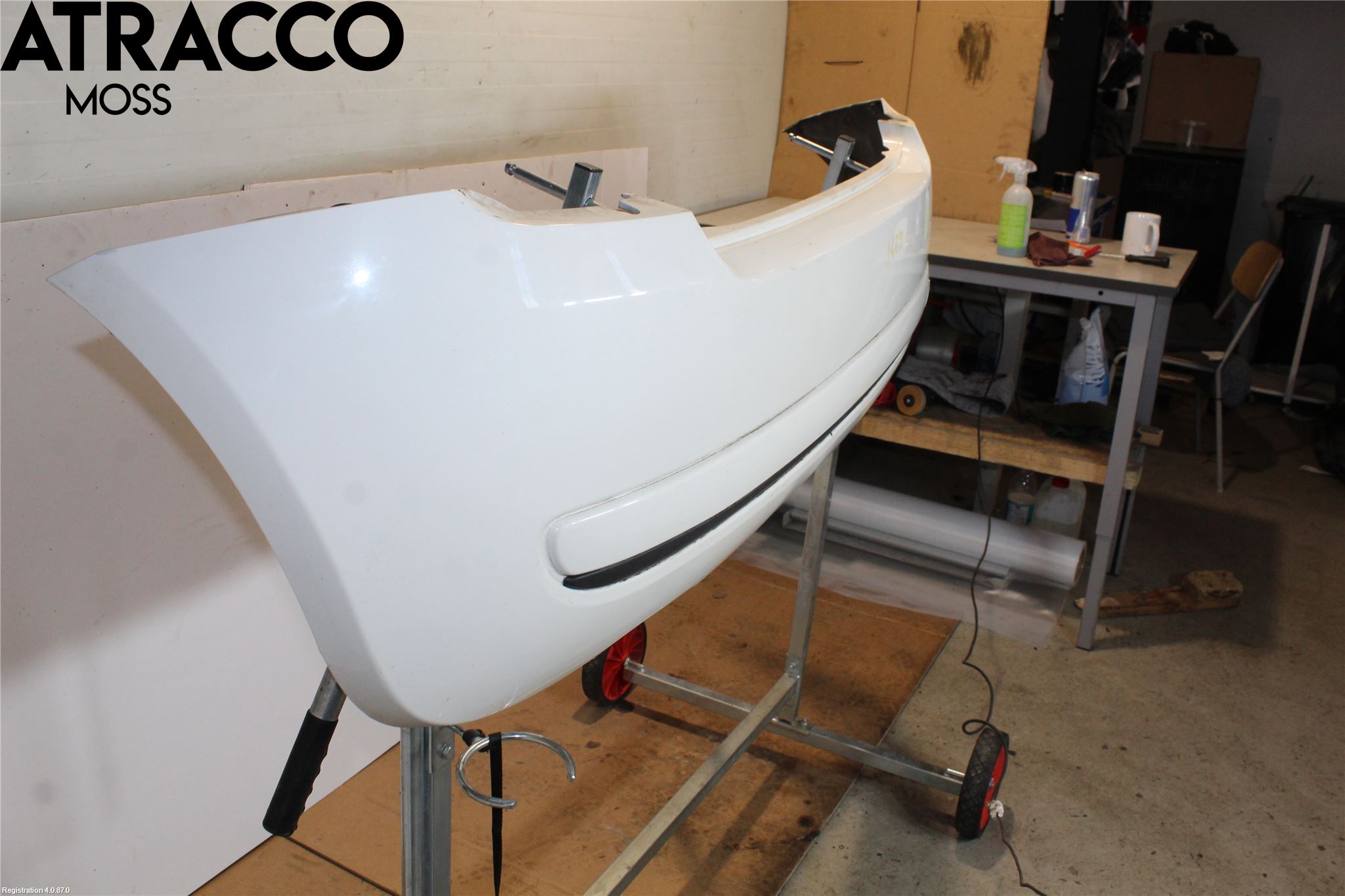 Fiat 500 07- Støtfanger Bak Overtrekk