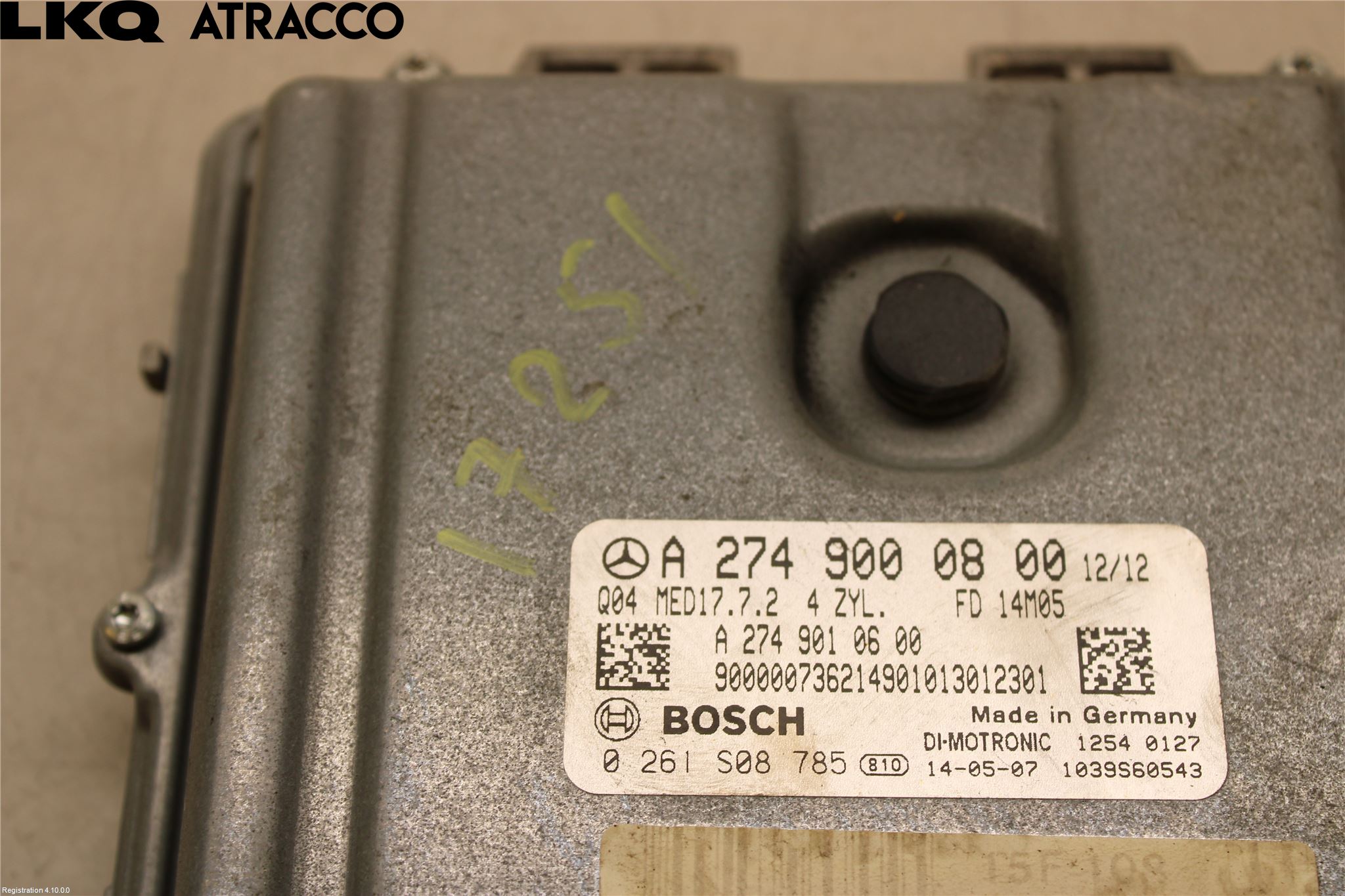 Mercedes-Benz MB C-KLASS (W205) 14-21 Styreenhet Innsprøytning