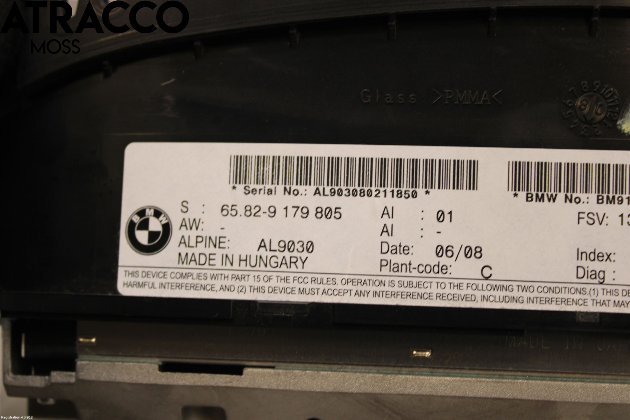 BMW 5 E60/61 Sed/Tou 02-10 Multifunktionsdisplay