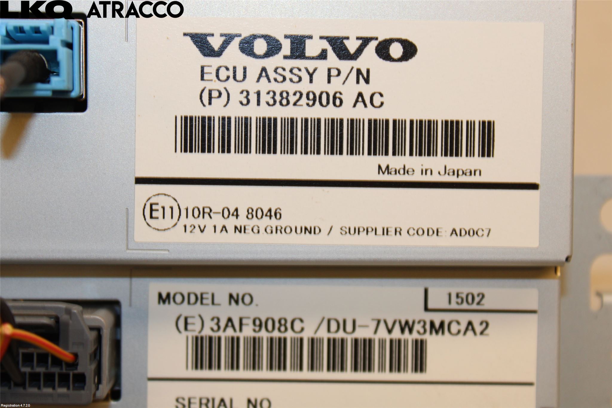 Volvo V40 12-19 Multifunktionsdisplay