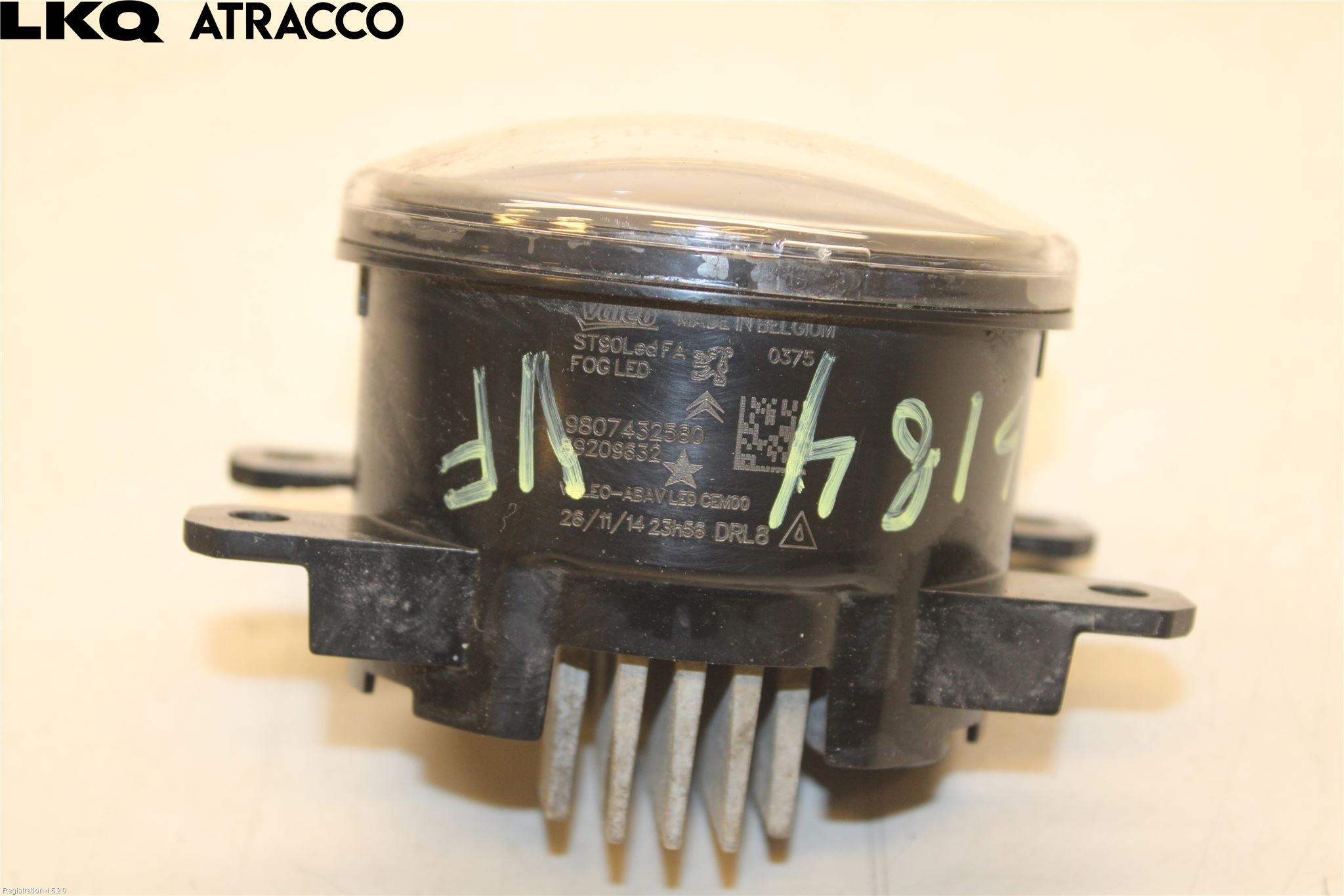 Peugeot 308 14-21 Frontlykt-Kurve-Tåkelys