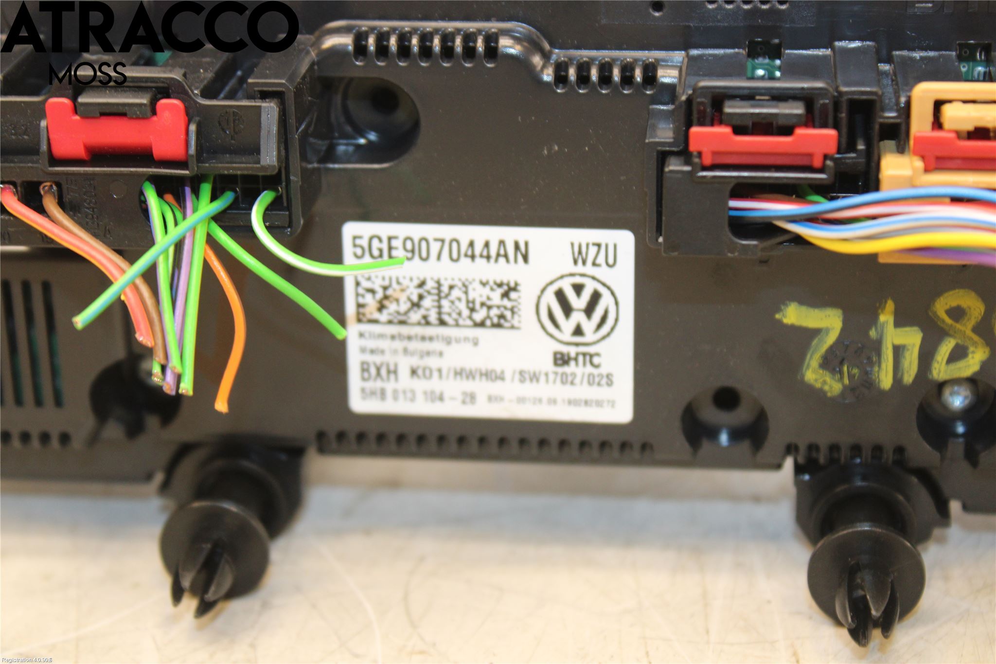 Volkswagen VW GOLF / E-GOLF VII 13-20 Varme Ac Betjening-Display