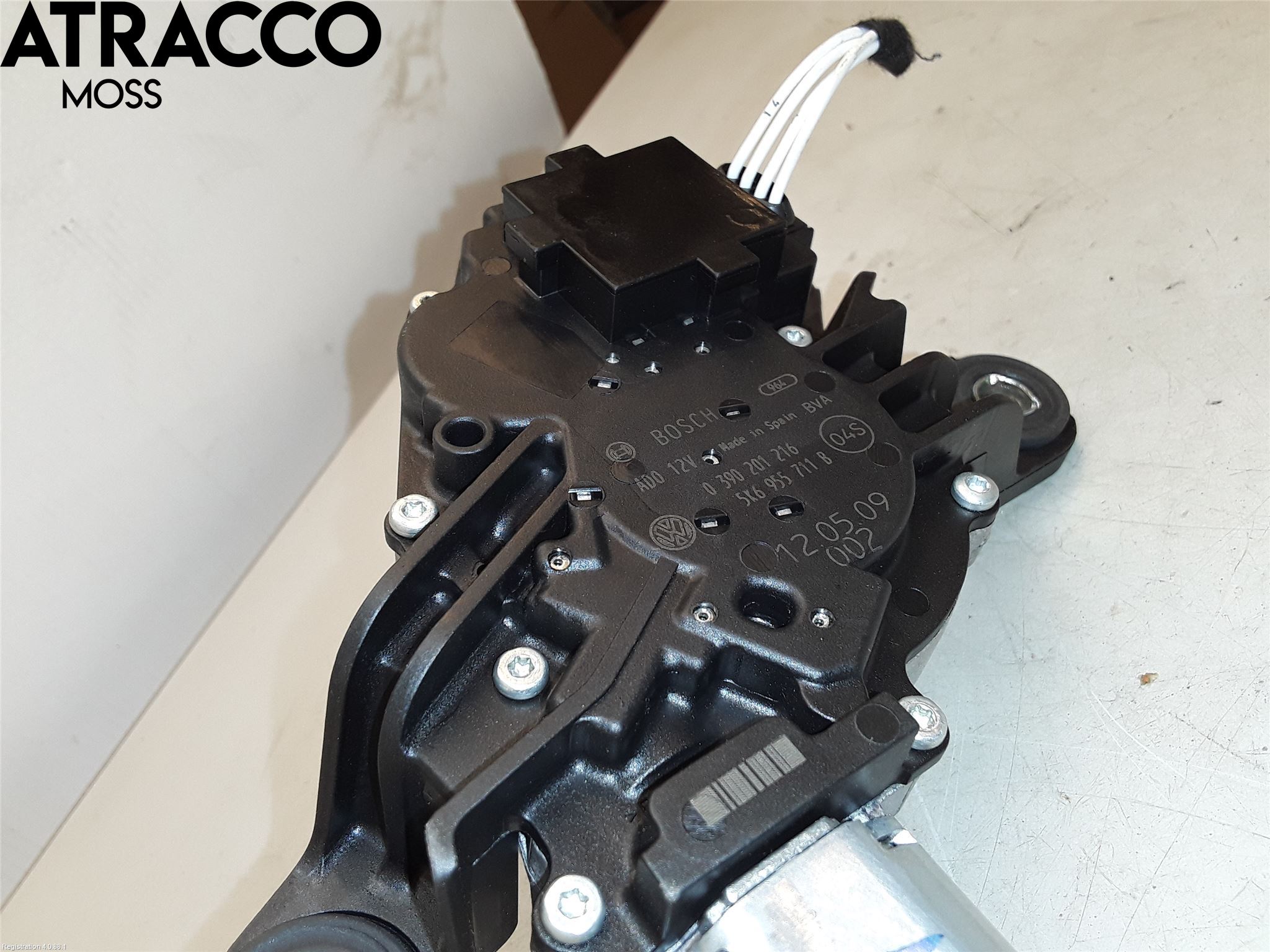 Volkswagen VW GOLF VI 09-13 Viskermotor Bakluke