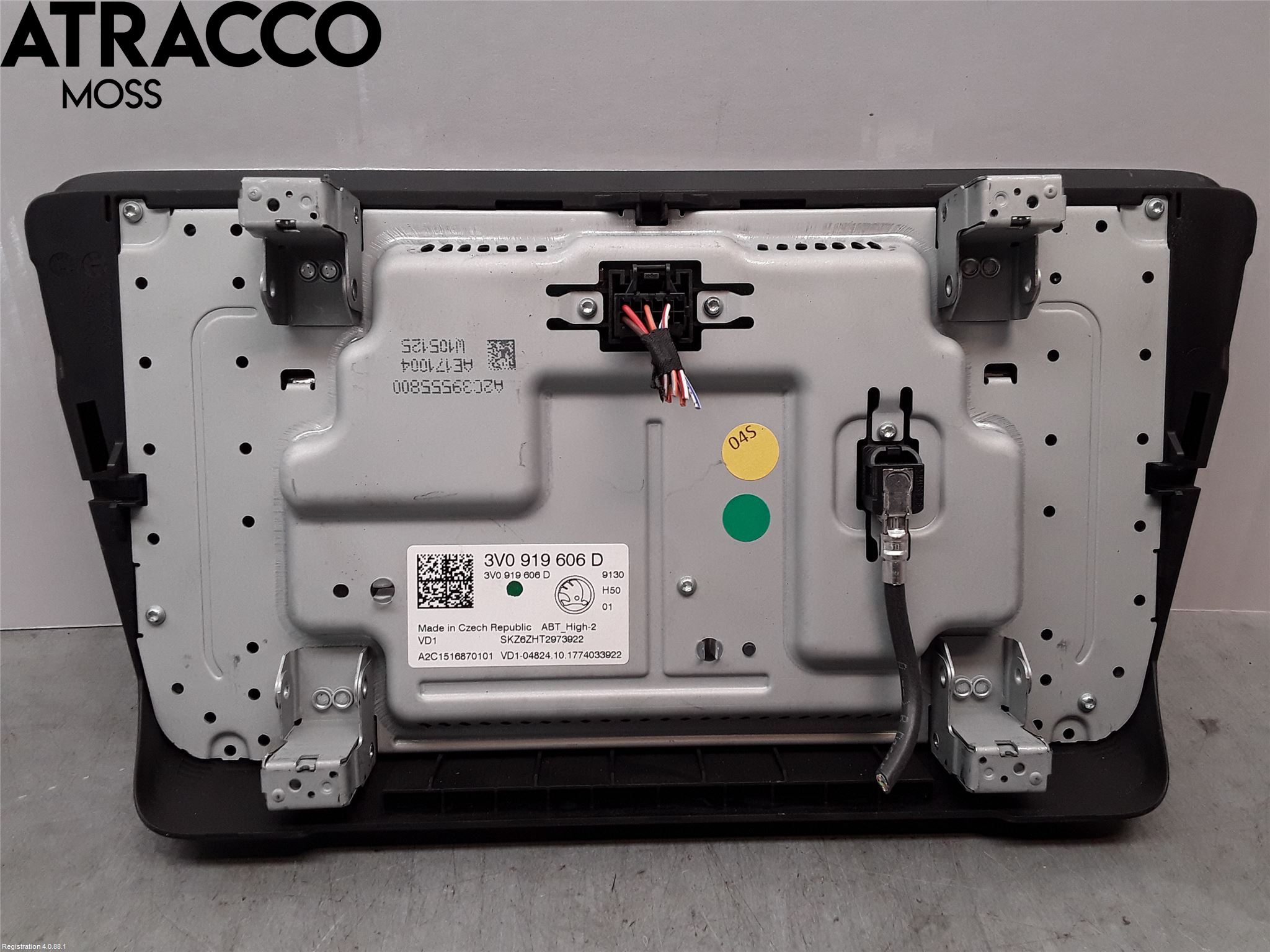 Skoda SUPERB 16-24 Multifunktionsdisplay