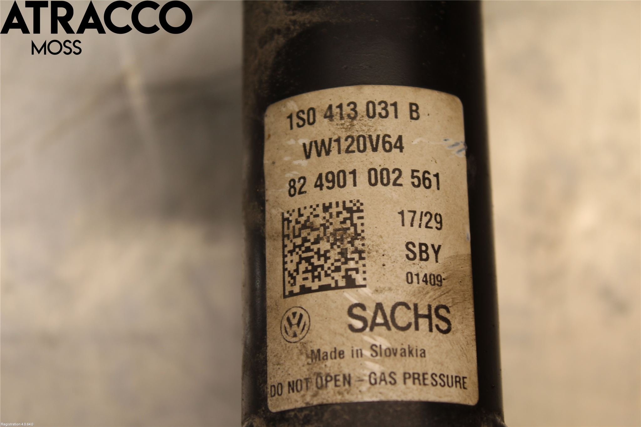 Volkswagen VW UP! / E-UP! Fjærbein Foran Høyre