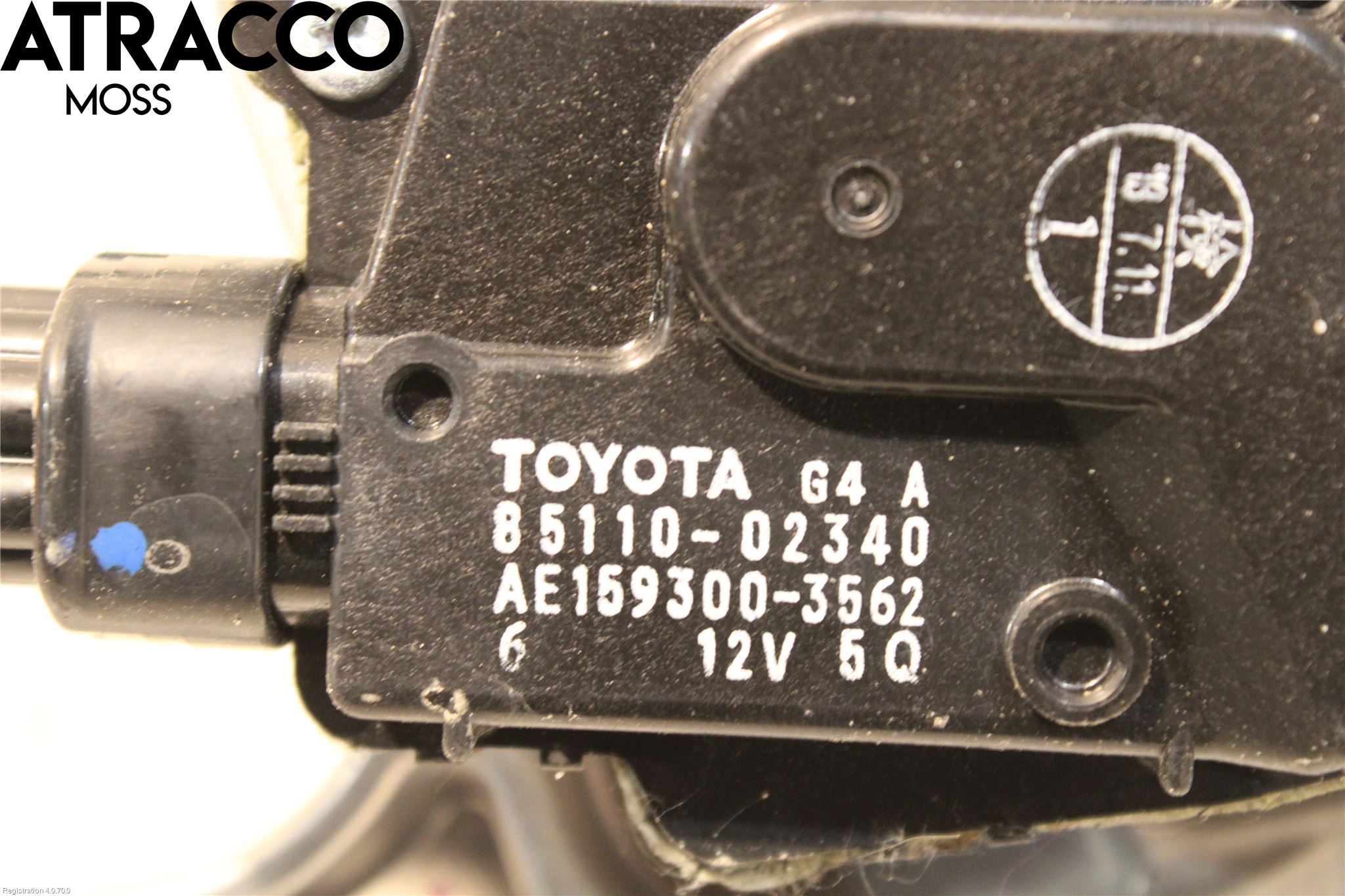 Toyota AURIS 13-19 Viskermotor Frontrute